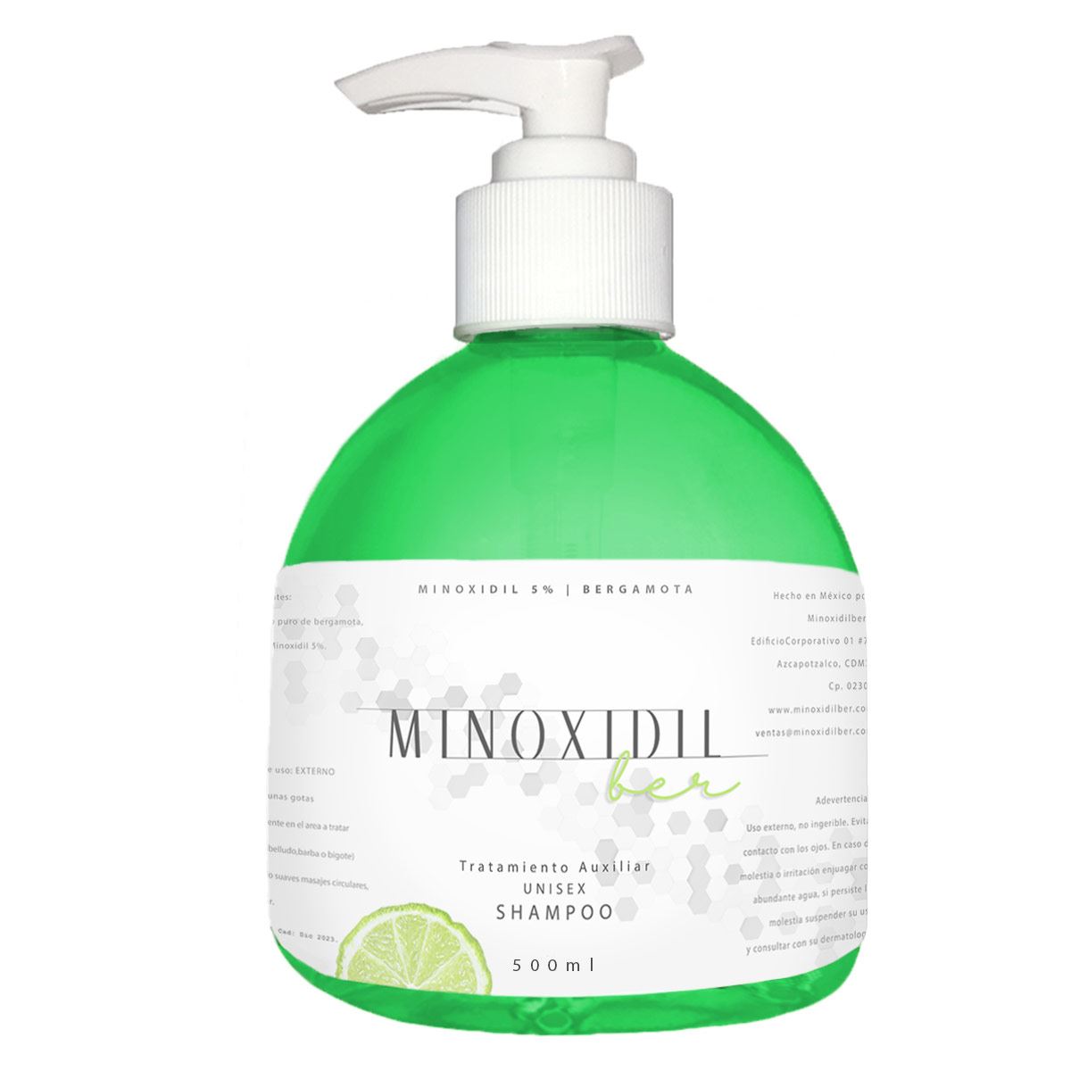 Shampoo De Bergamota Con Minoxidil Al 5%