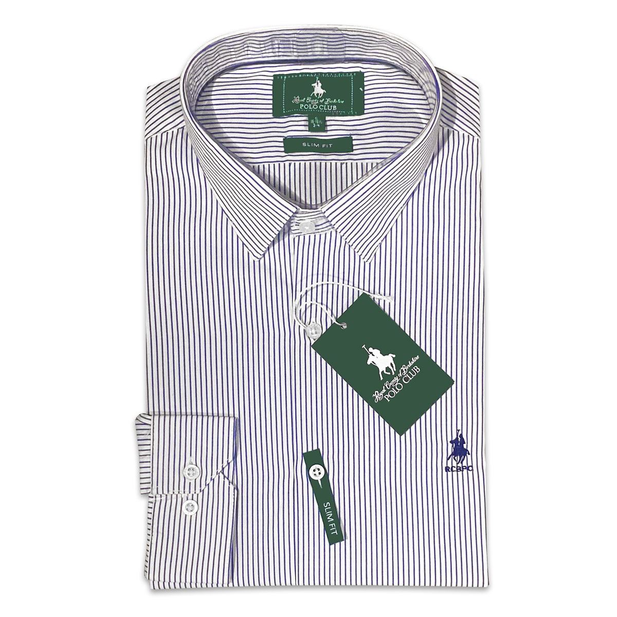 Camisa de vestir moda azul Polo Club talla mediana