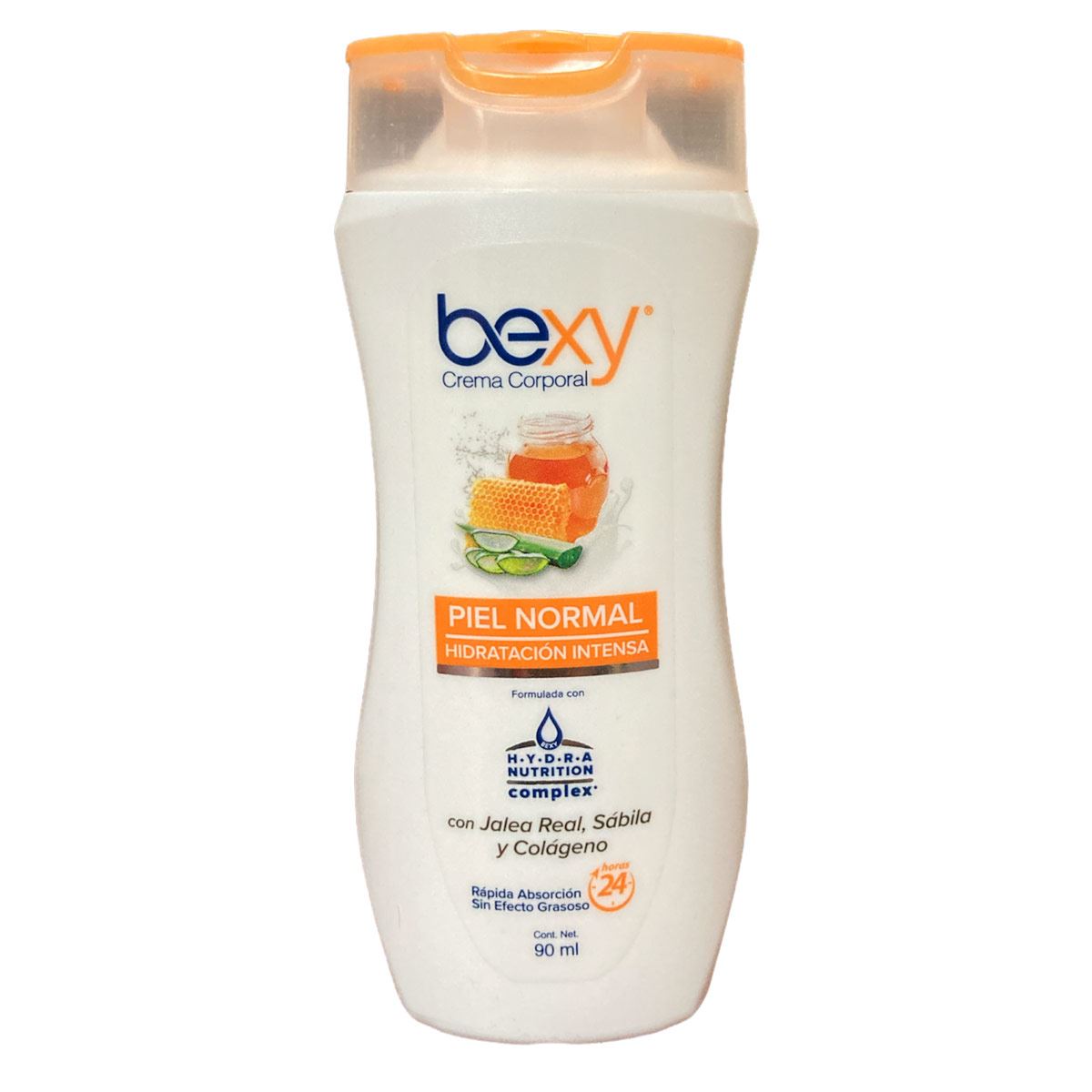 Crema Corporal 90ml Jalea Sábila Colágeno Bexy Piel Normal Hidratación Intensa