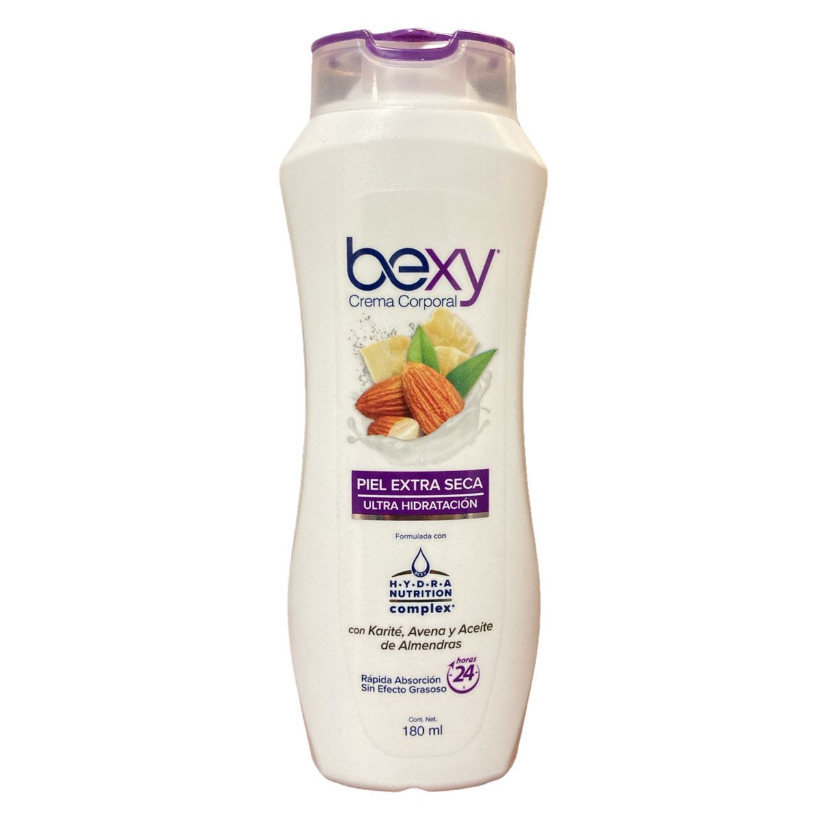 Crema Corporal 180ml Karite Avena Almendras Bexy Piel Extra Seca Ultra Hidratación