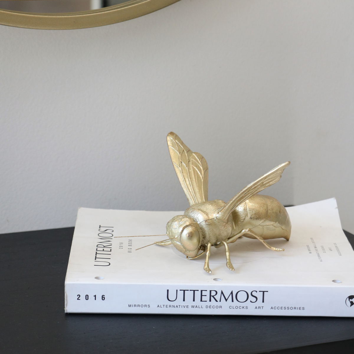 Figura Decorativa Abeja Dorada GAF