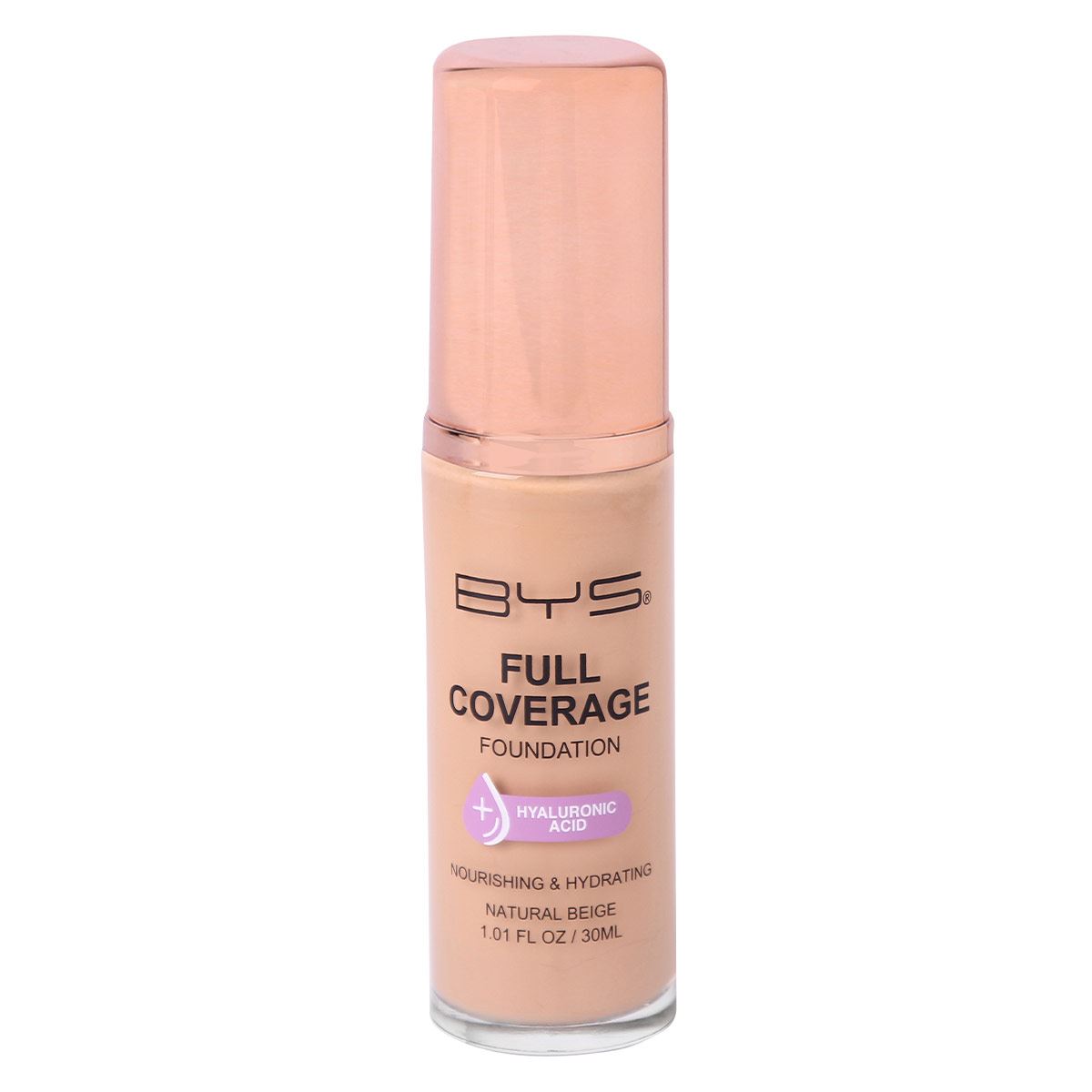 Base de Maquillaje Full Coverage Natural Beige Bys