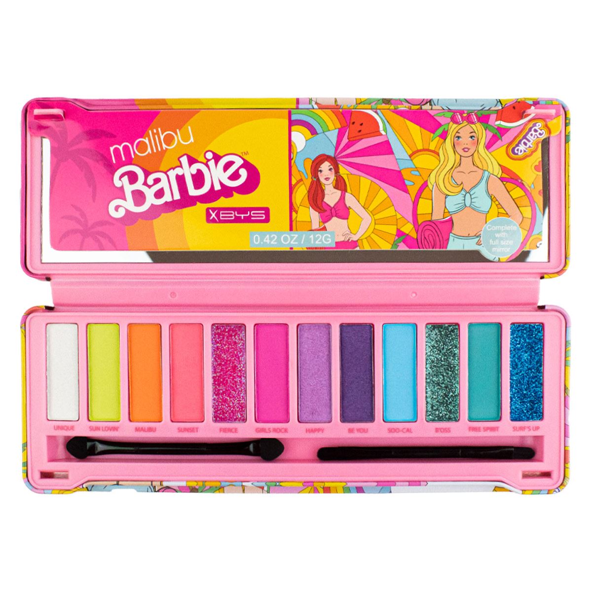 Paleta De Sombras Barbie Malibu Bys