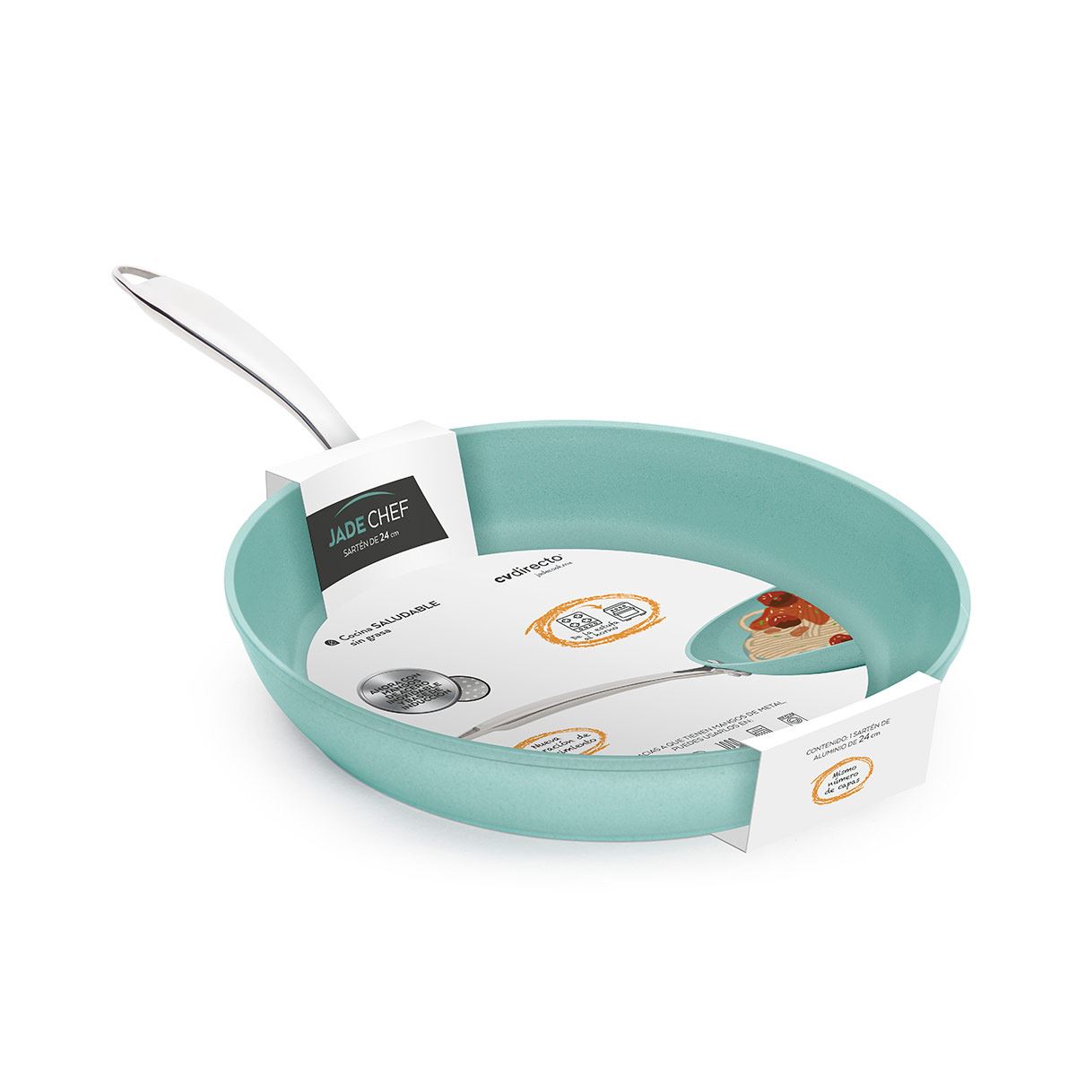 Jade Cook - Sartén 24 cm antiadherente nueva generación