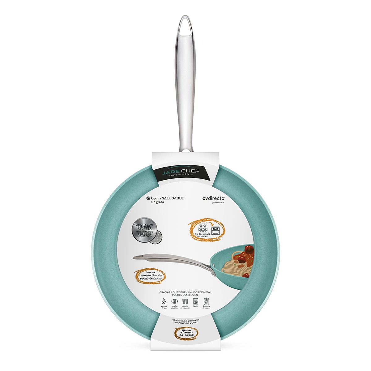 Jade Cook - Sartén 20 cm antiadherente nueva generación