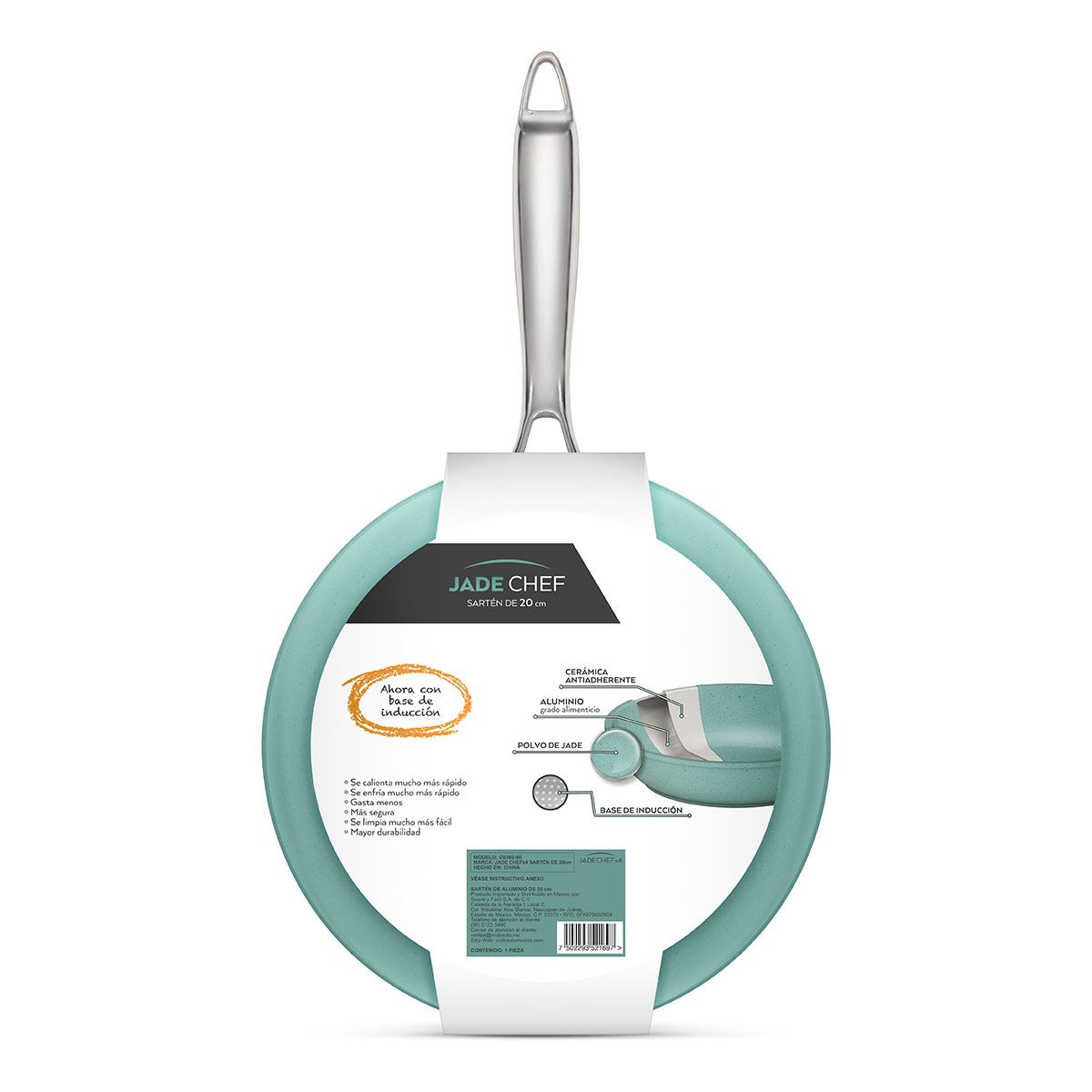 Jade Cook - Sartén 20 cm antiadherente nueva generación