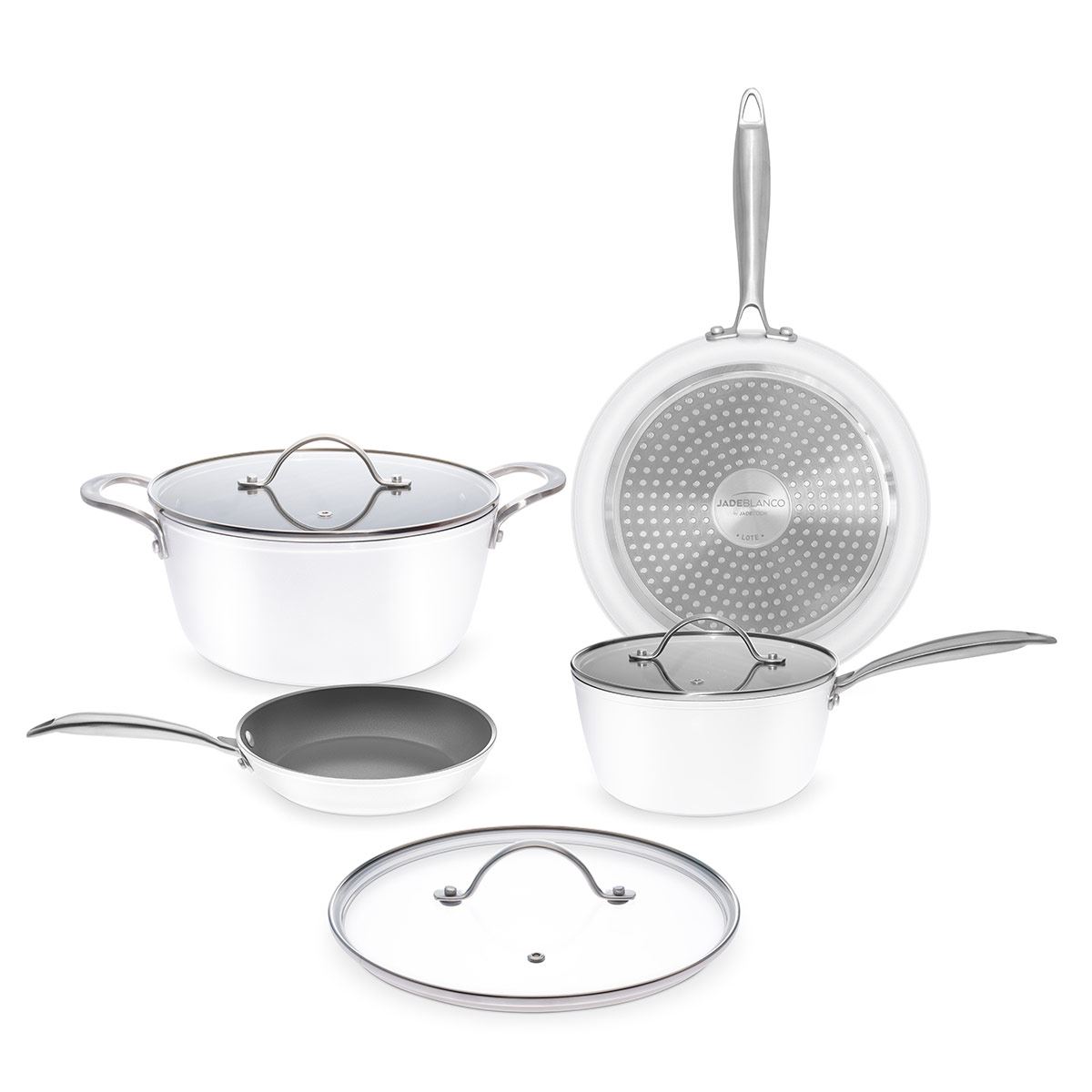 Jade blanco bateria 7pz jade cook