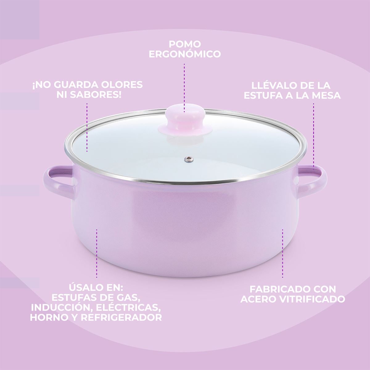 Batería de Cocina Sofía Colors 20pzs