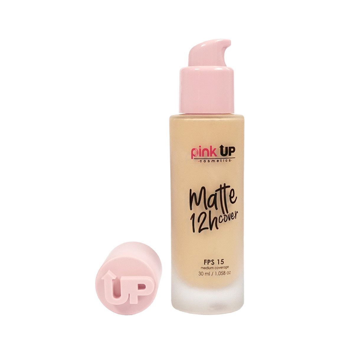 Maquillaje Líquido Mate Pink Up Beige 300 Matte 12h Cover