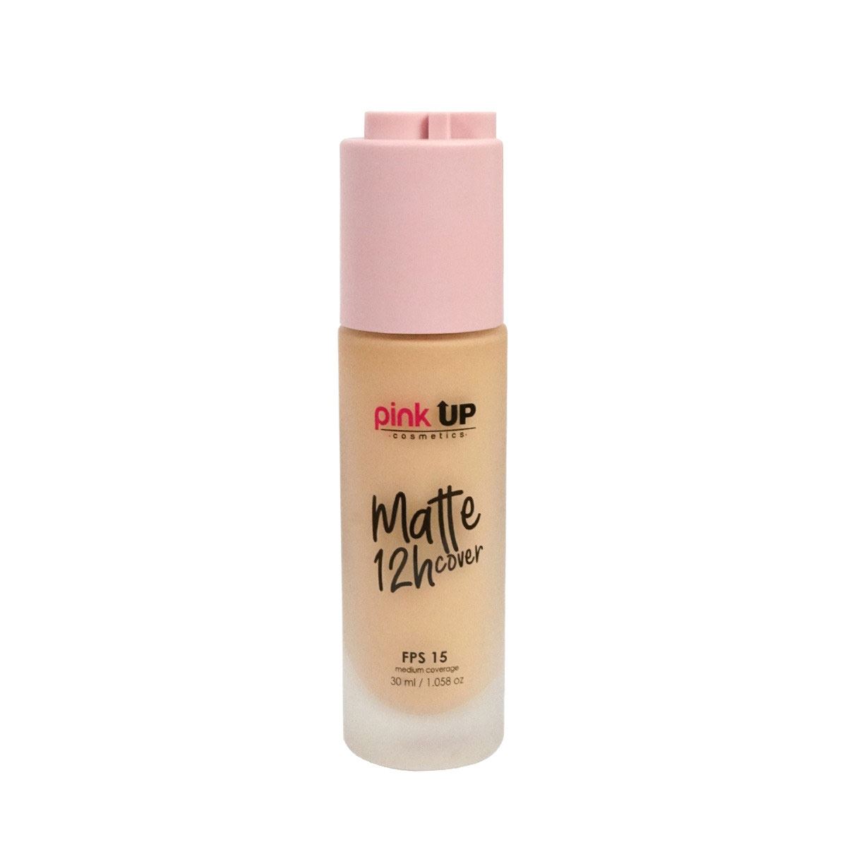 Maquillaje Líquido Mate Pink Up True Beige 400 Matte 12h Cover