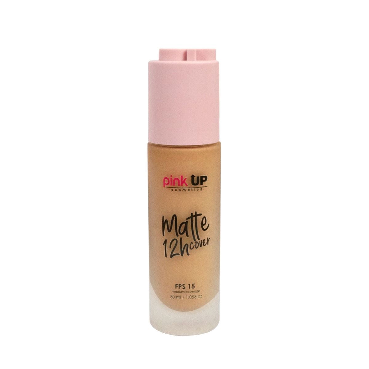 Maquillaje Líquido Mate Pink Up Tan 600 Matte 12h Cover