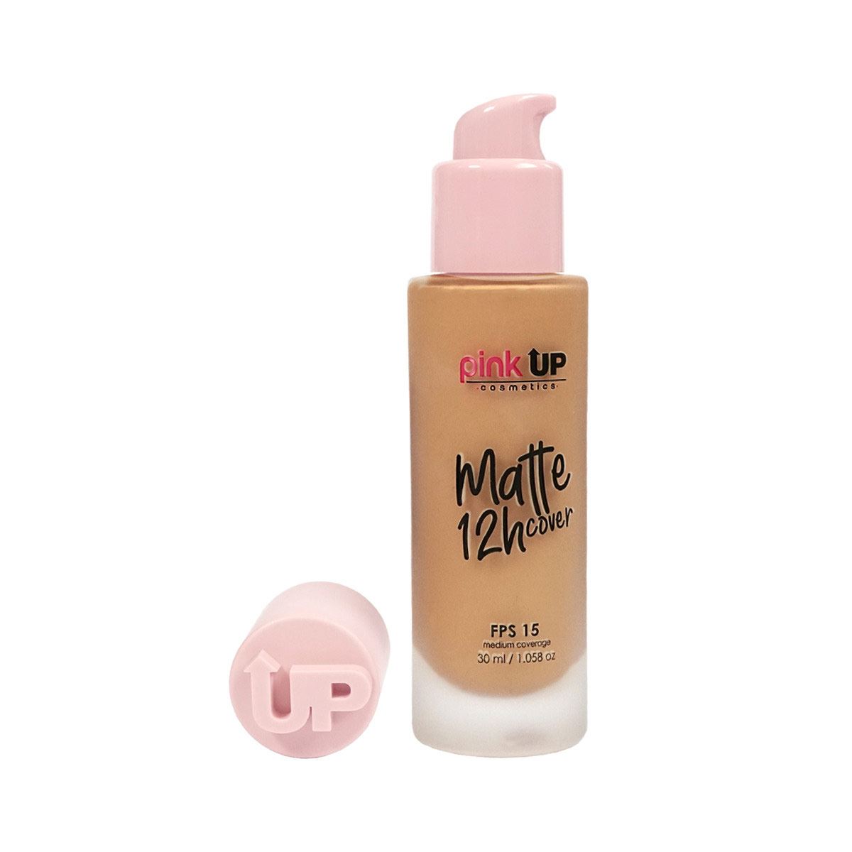 Maquillaje Líquido Mate Pink Up Cinnamon 700 Matte 12h Cover