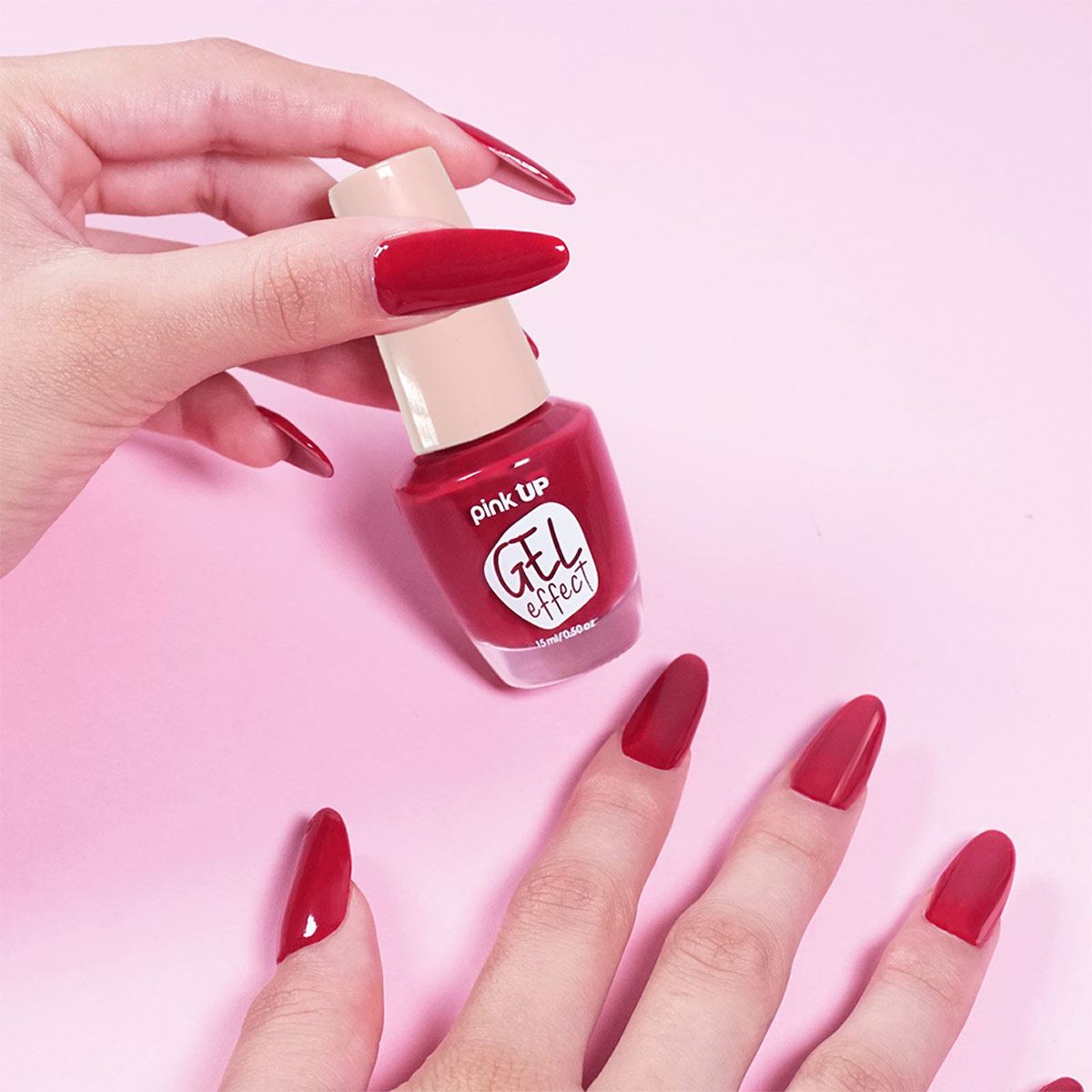 Esmalte para Uñas Gel Effect Pink Up 34 Red