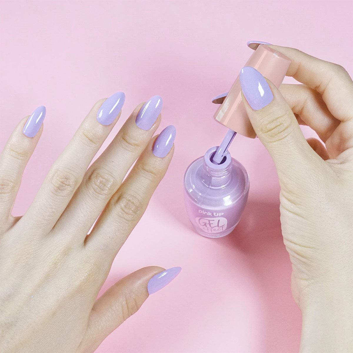 Esmalte para Uñas Gel Effect Pink Up 52 Lila