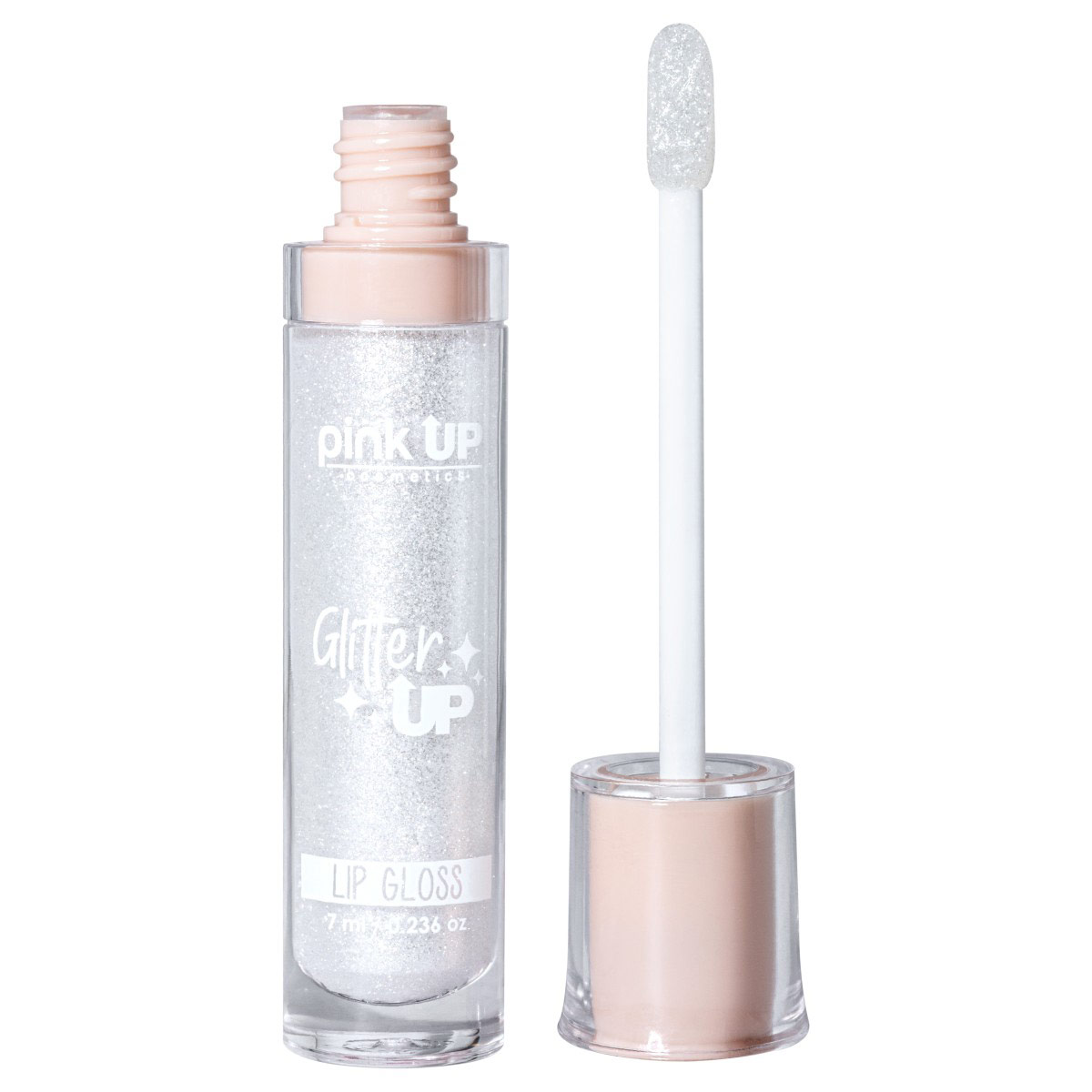Lip Gloss Glitter Up 01 Shine Pink Up