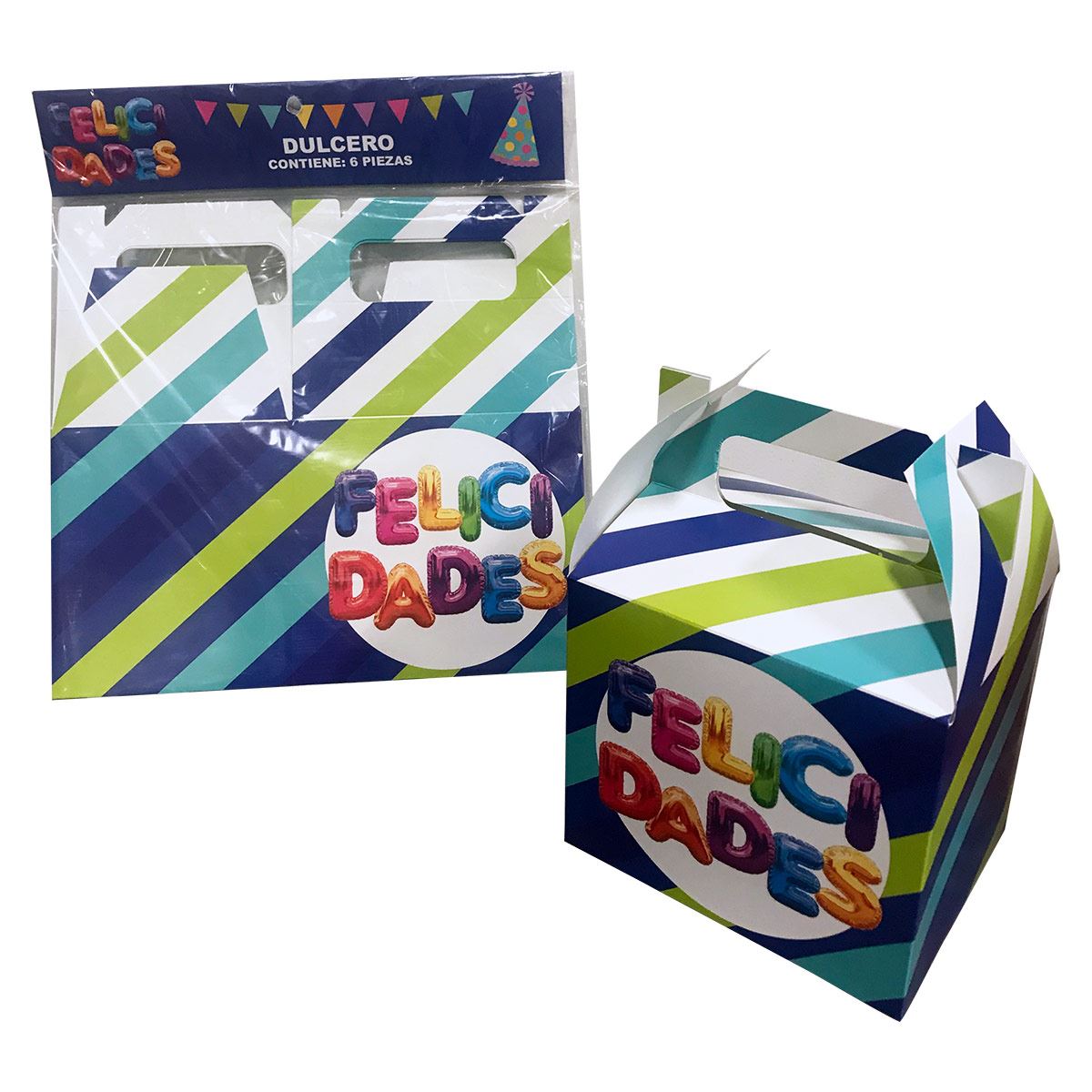 Peluchera 1 fiesta colorida Dipak 6 piezas