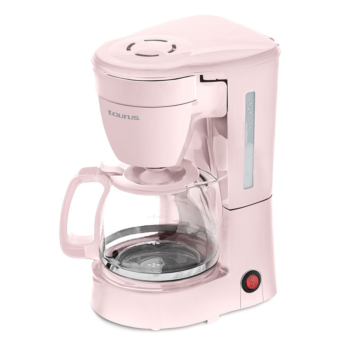 Cafetera Taurus Rosa Coffeemax6 Ribbon