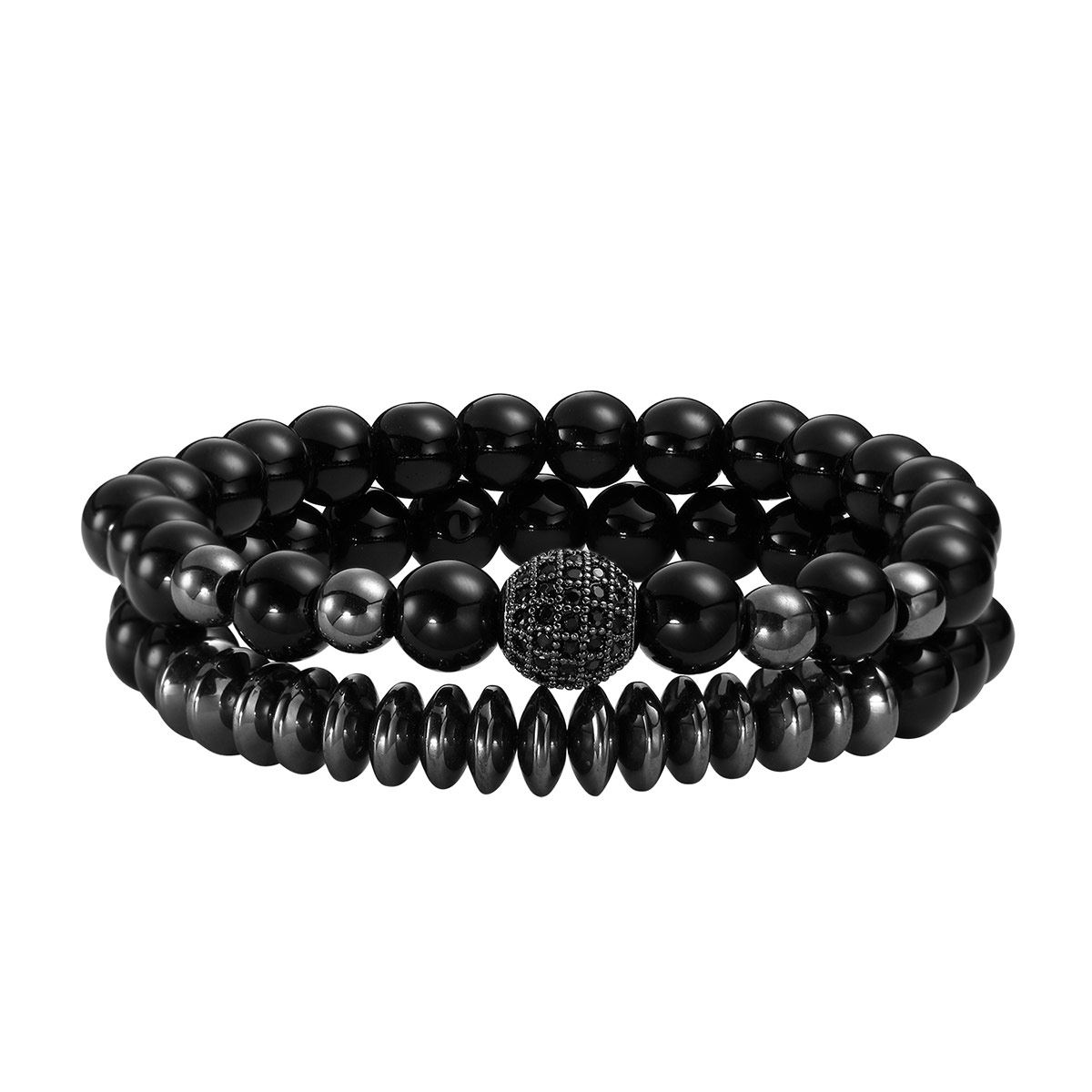 Set de Reloj y Pulseras para Caballero Fukka