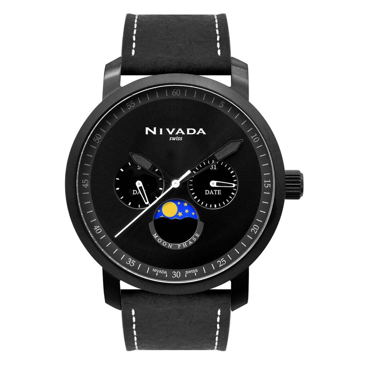 Reloj Nivada NP23207MPVNI Moonphase para Hombre