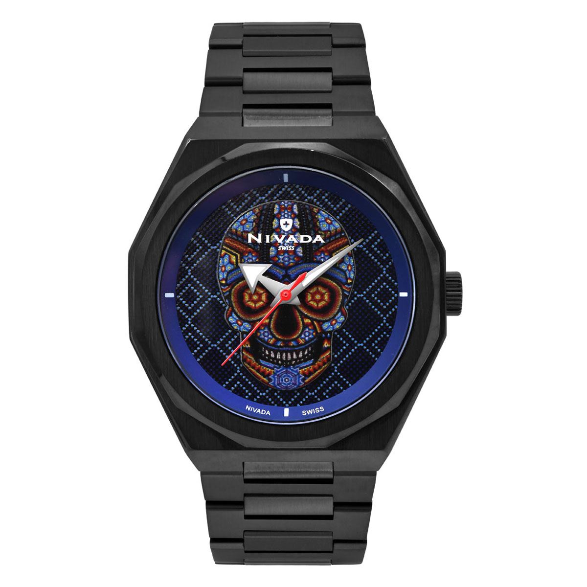 Reloj Nivada NH23002SKUL02 Huichol Skull para Hombre