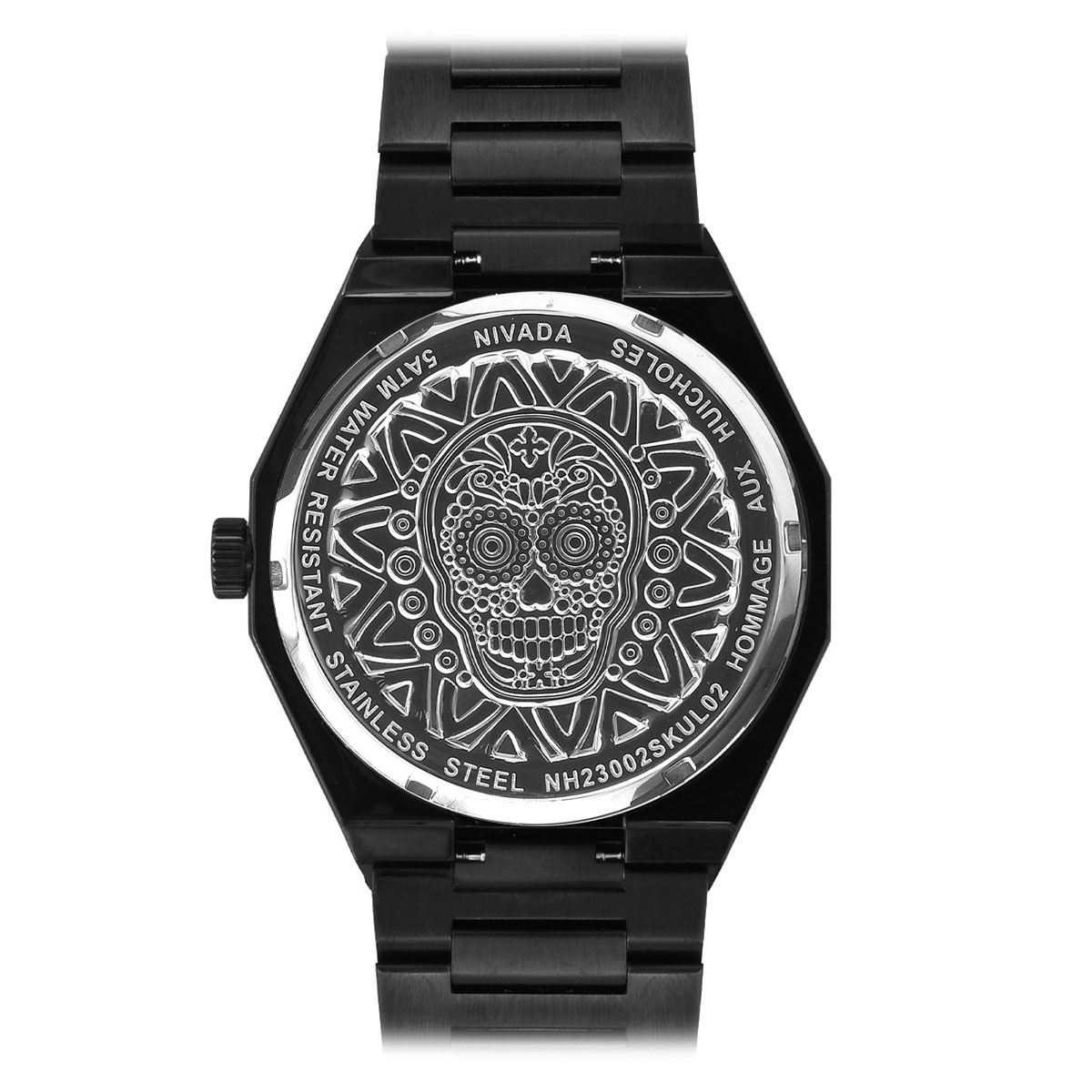 Reloj Nivada NH23002SKUL02 Huichol Skull para Hombre