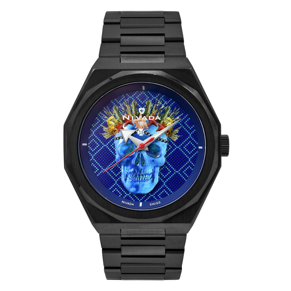 Reloj Nivada NH23005SKUL05 Huichol Skull para Hombre