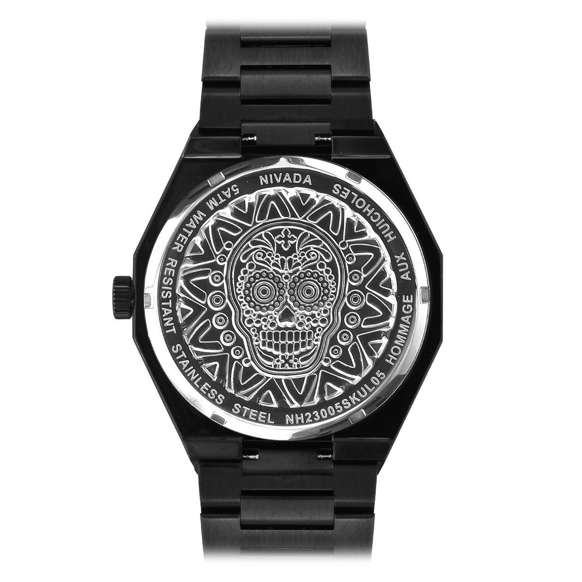 Reloj Nivada NH23005SKUL05 Huichol Skull para Hombre