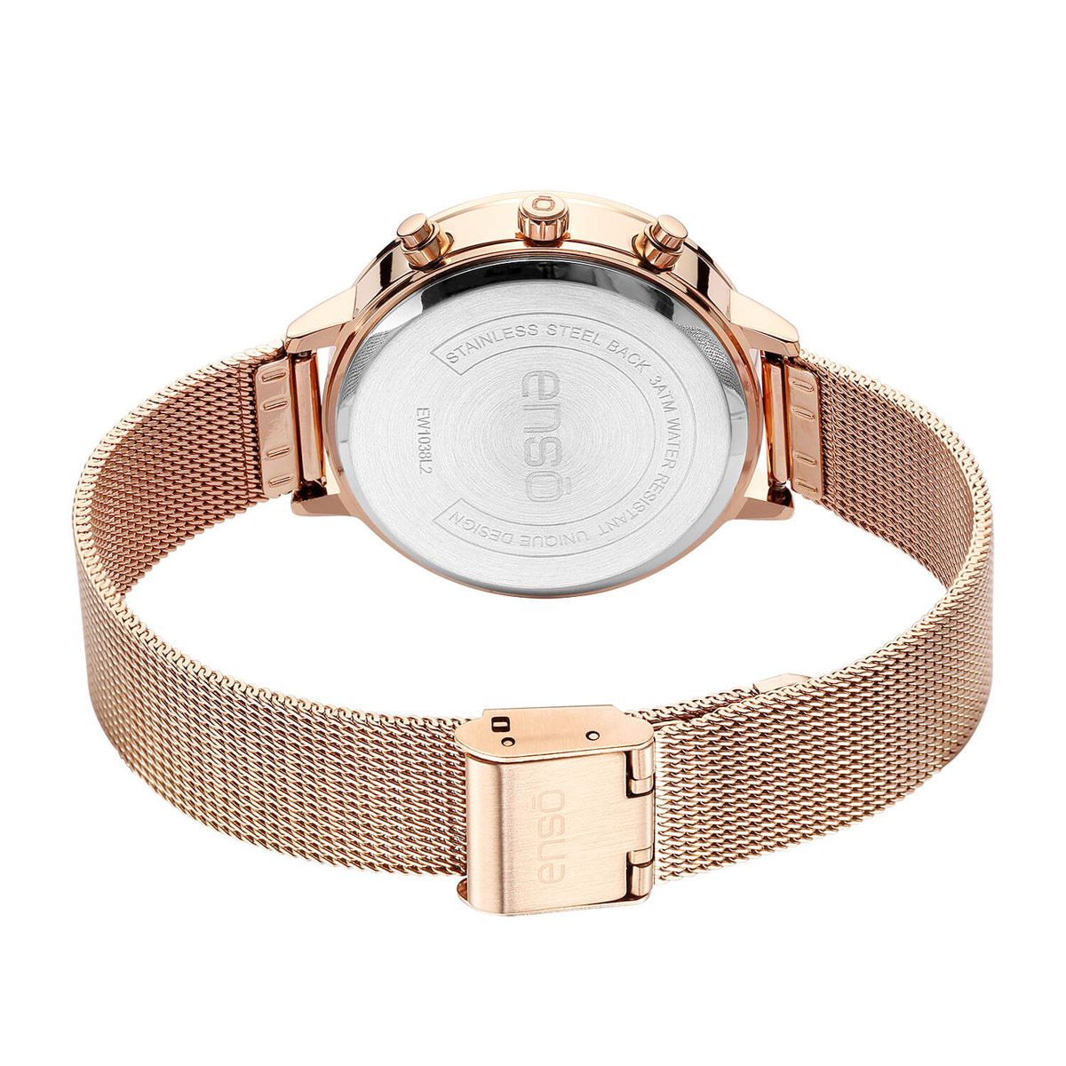 Reloj de Pulso Enso EW1038L2 Casual Oro Rosa para Dama