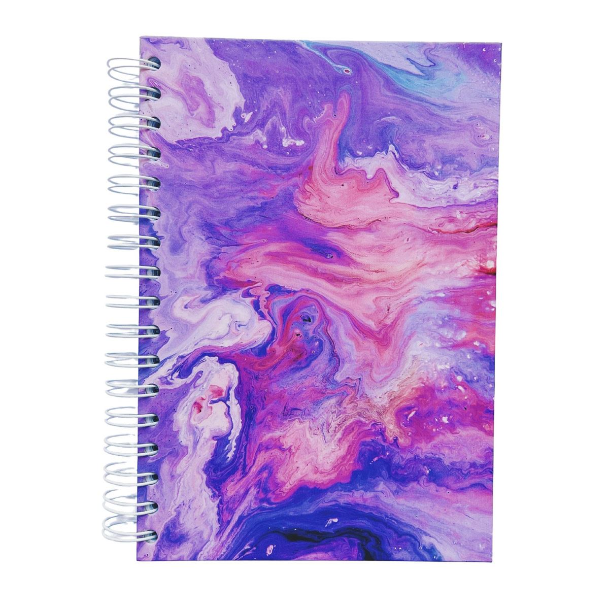 Libreta de puntos tamaño francés mármol morado