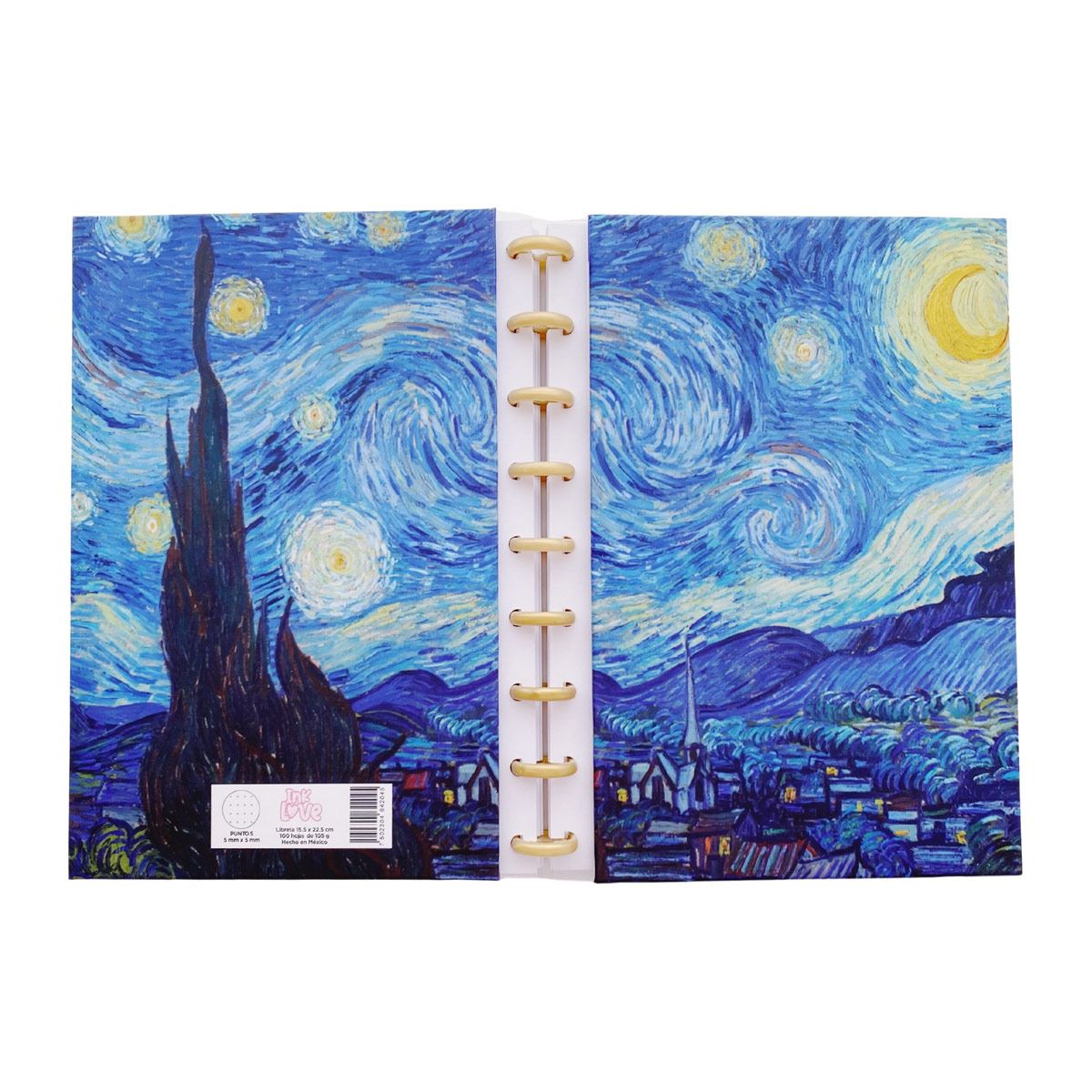 Libreta pasta dura Van Gogh tamaño frances