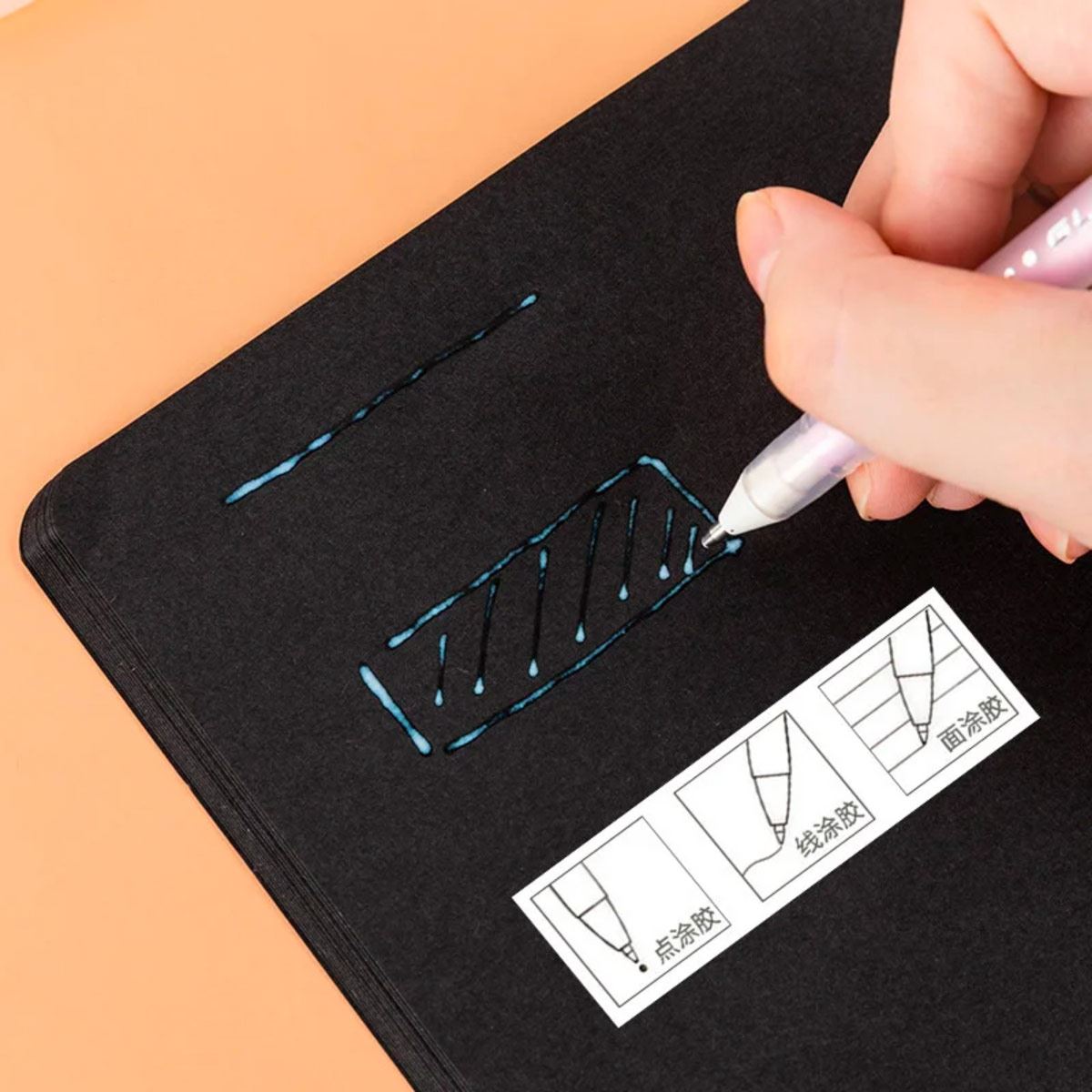 Kit de 2 Pegamentos en Pluma Set A