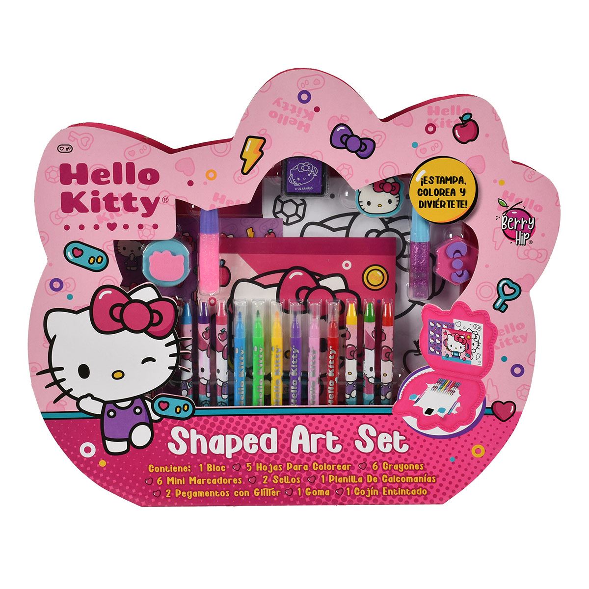 Shaped art set hello kitty Berry Hip