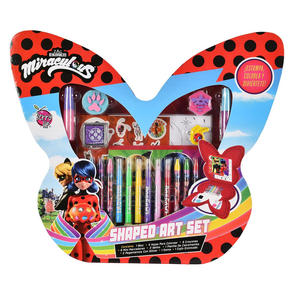 Shaped art set ladybug Berry Hip
