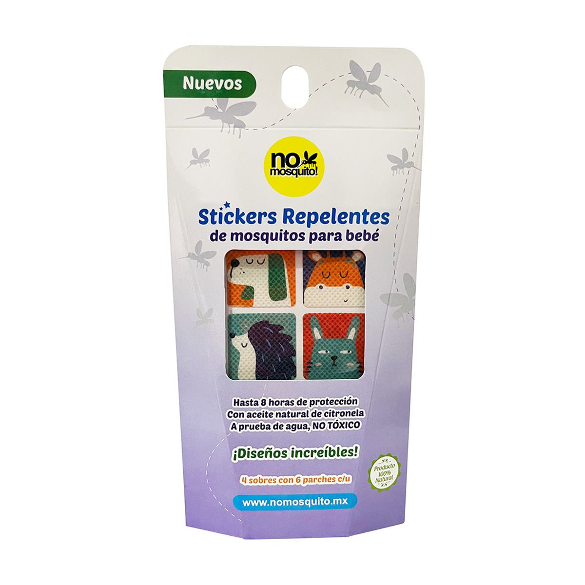 Pack Stickers Repelentes de Mosquitos No Mosquito