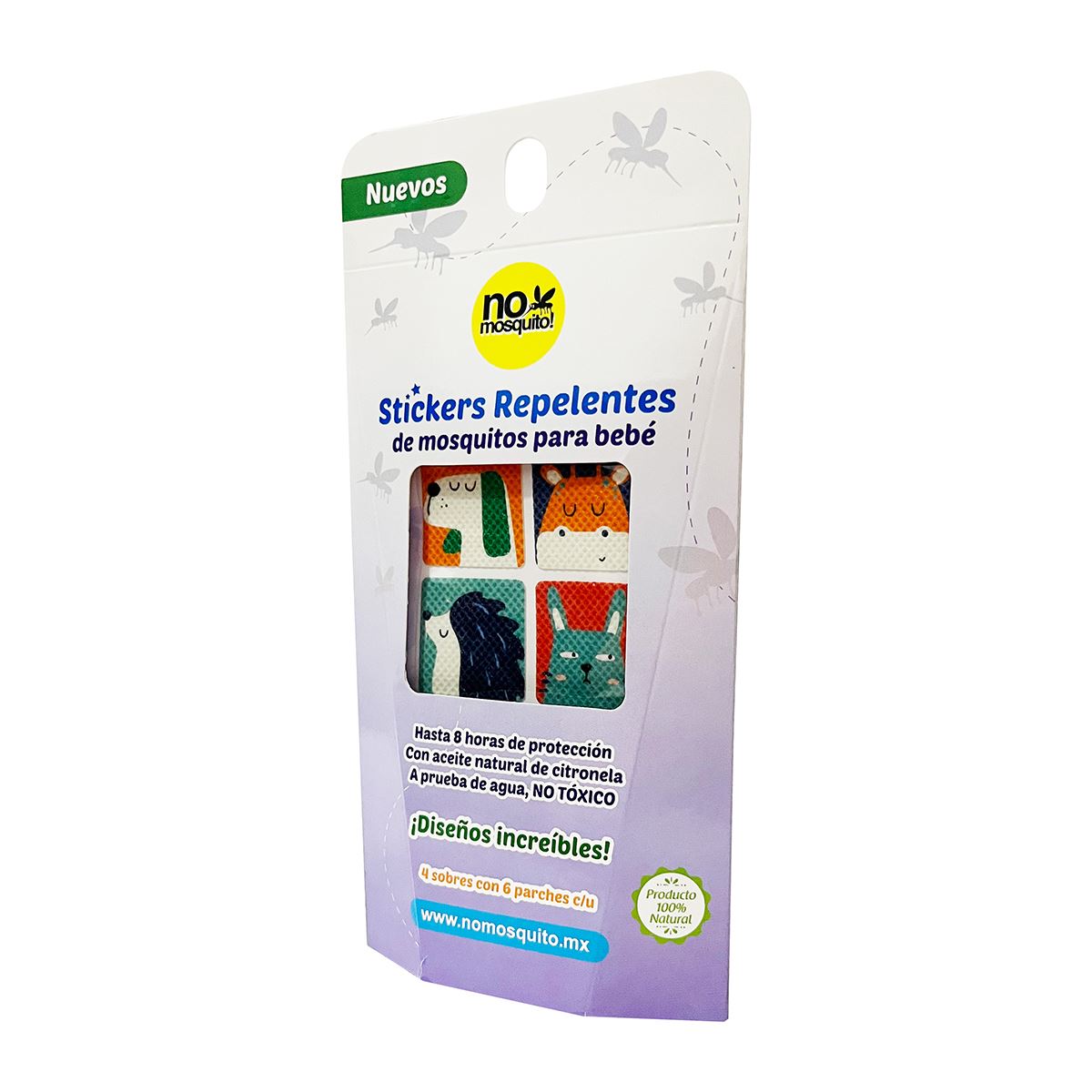 Pack Stickers Repelentes de Mosquitos No Mosquito