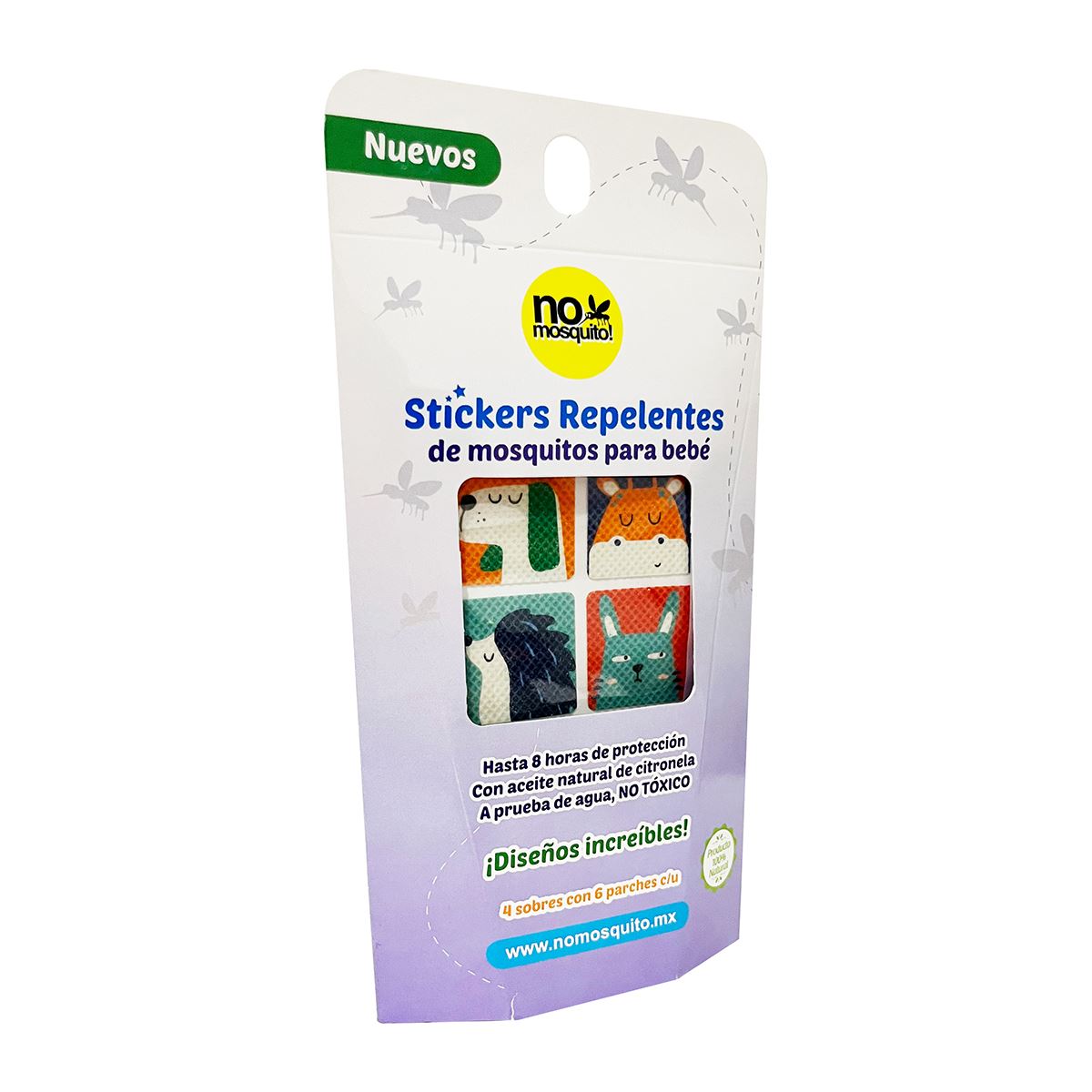 Pack Stickers Repelentes de Mosquitos No Mosquito