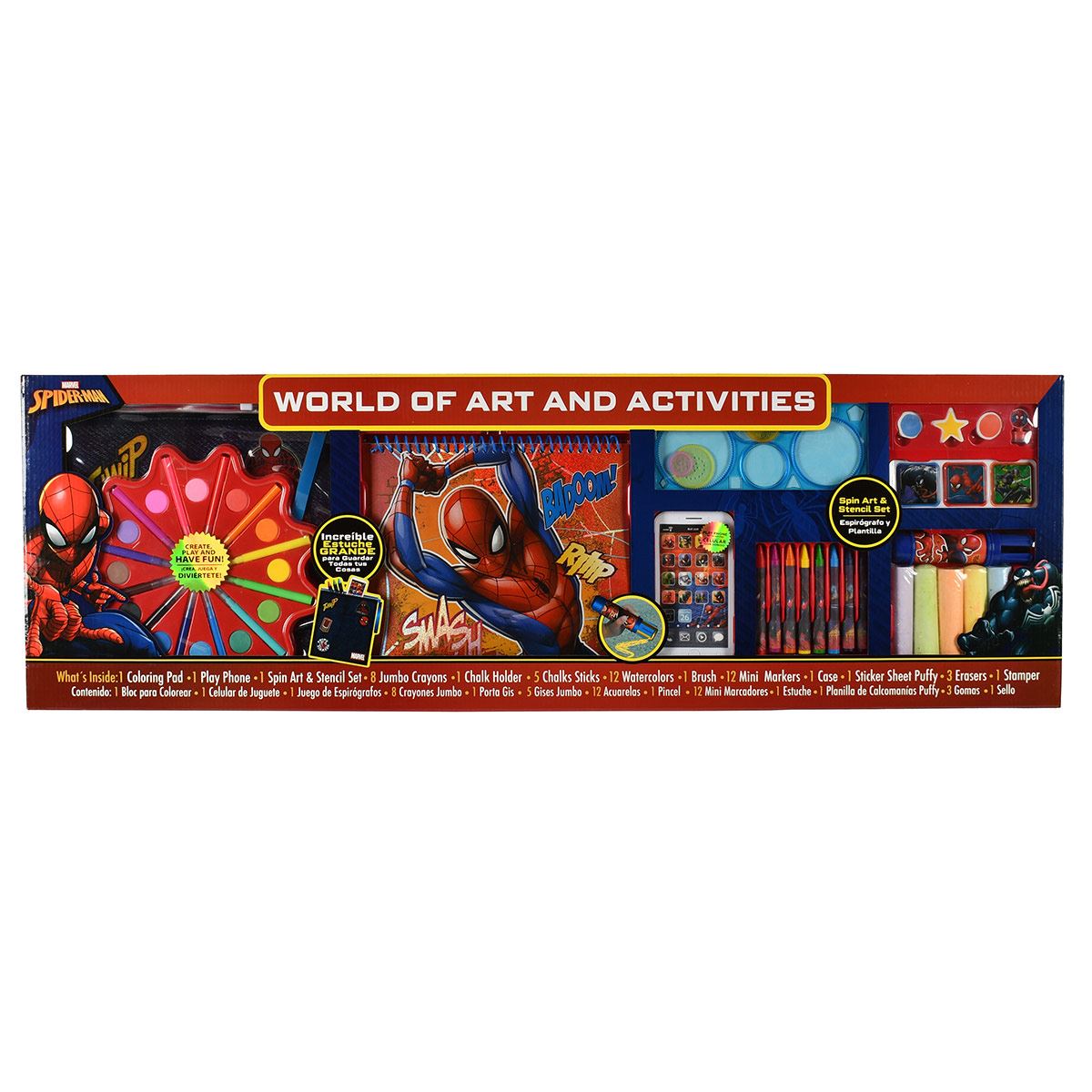 Set de arte y actividades spider man Berry Hip