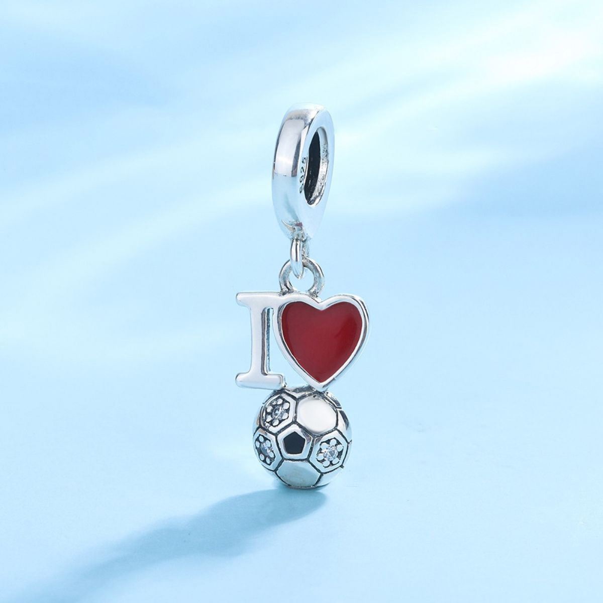 Charm  plata I love futbol