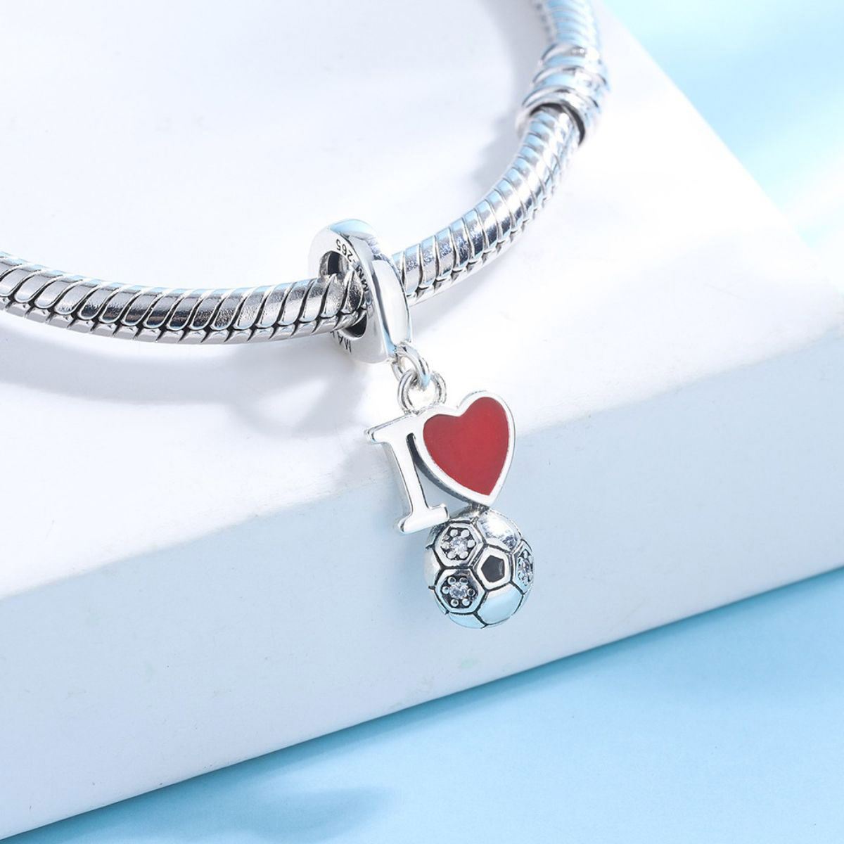 Charm  plata I love futbol