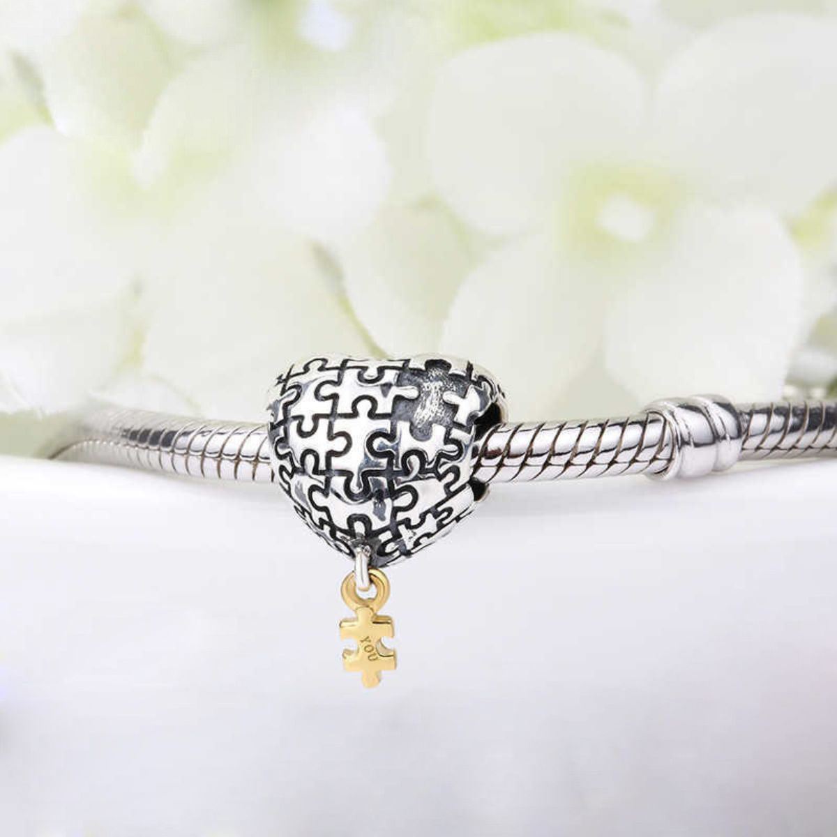 Charm Corazón Rompecabeza