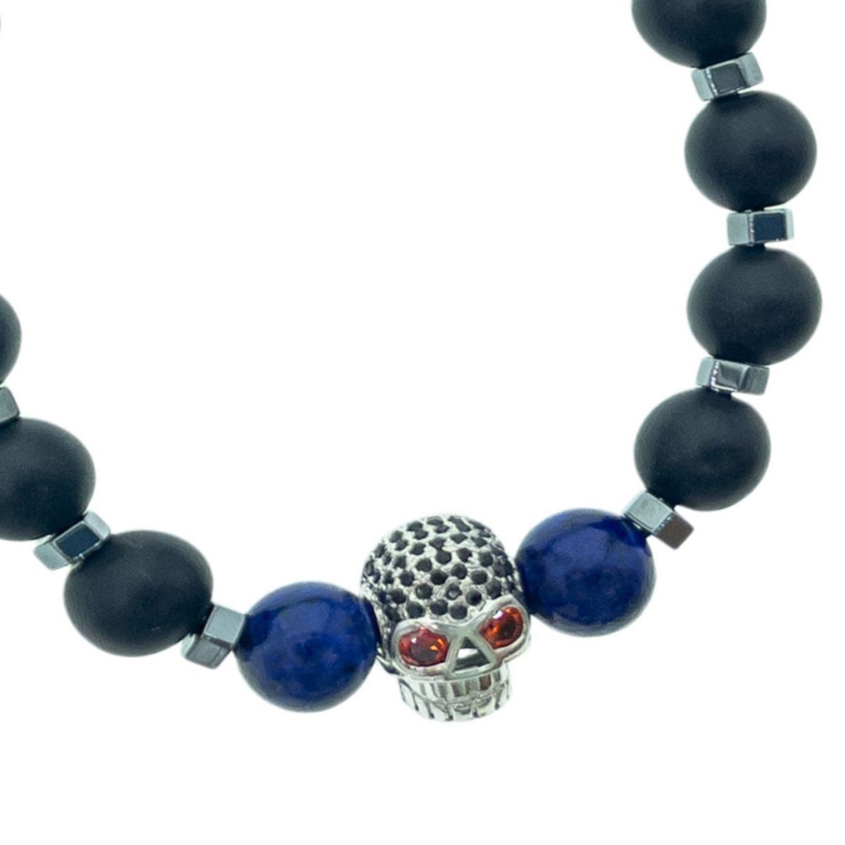 Pulsera Calavera Plateada Mayfer