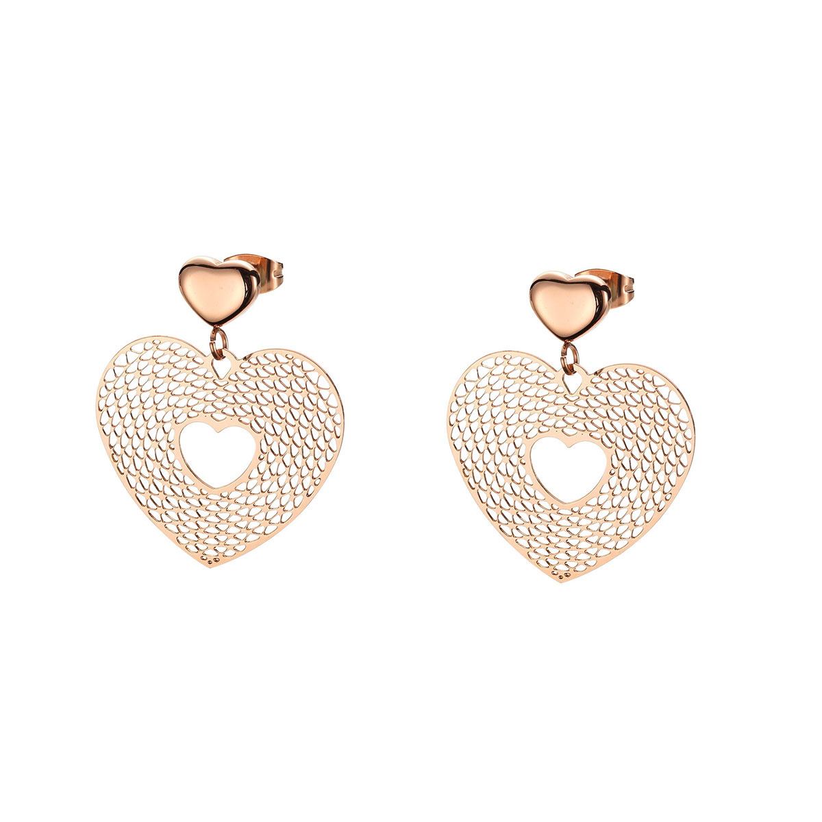 Aretes Beydodo - Aros Plata Con Perlas (Acero Inoxidable)