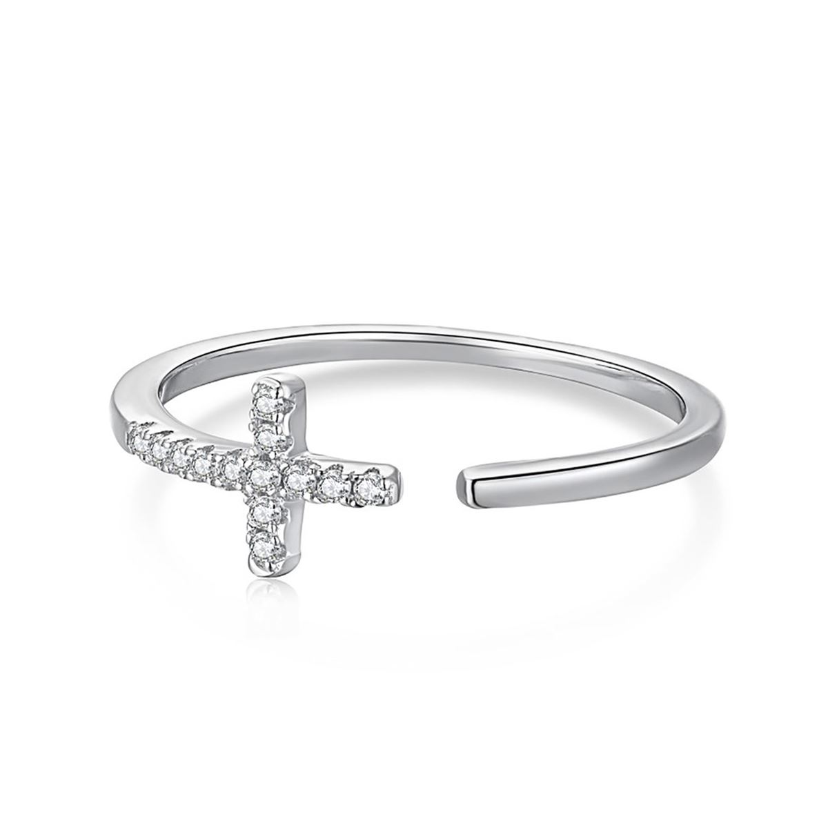 Anillo Cruz Plata .925 ESR004S Enso