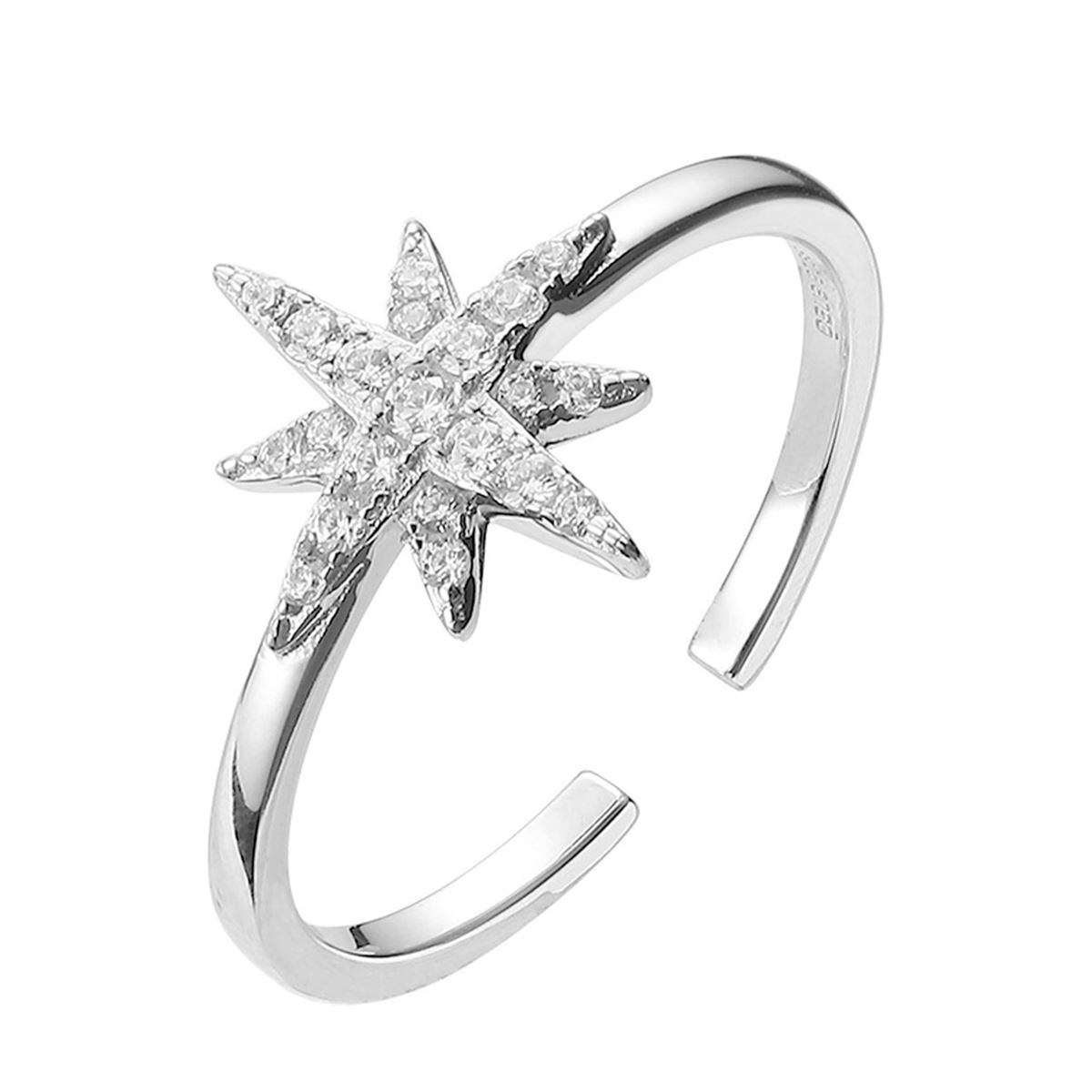 Anillo Estrella Plata .925 ESR006S Enso