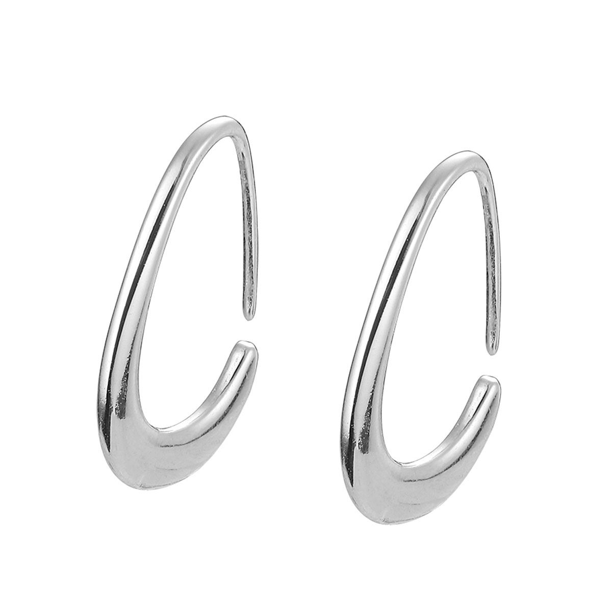 Aretes Ovalados Plata .925 ESE020S Enso