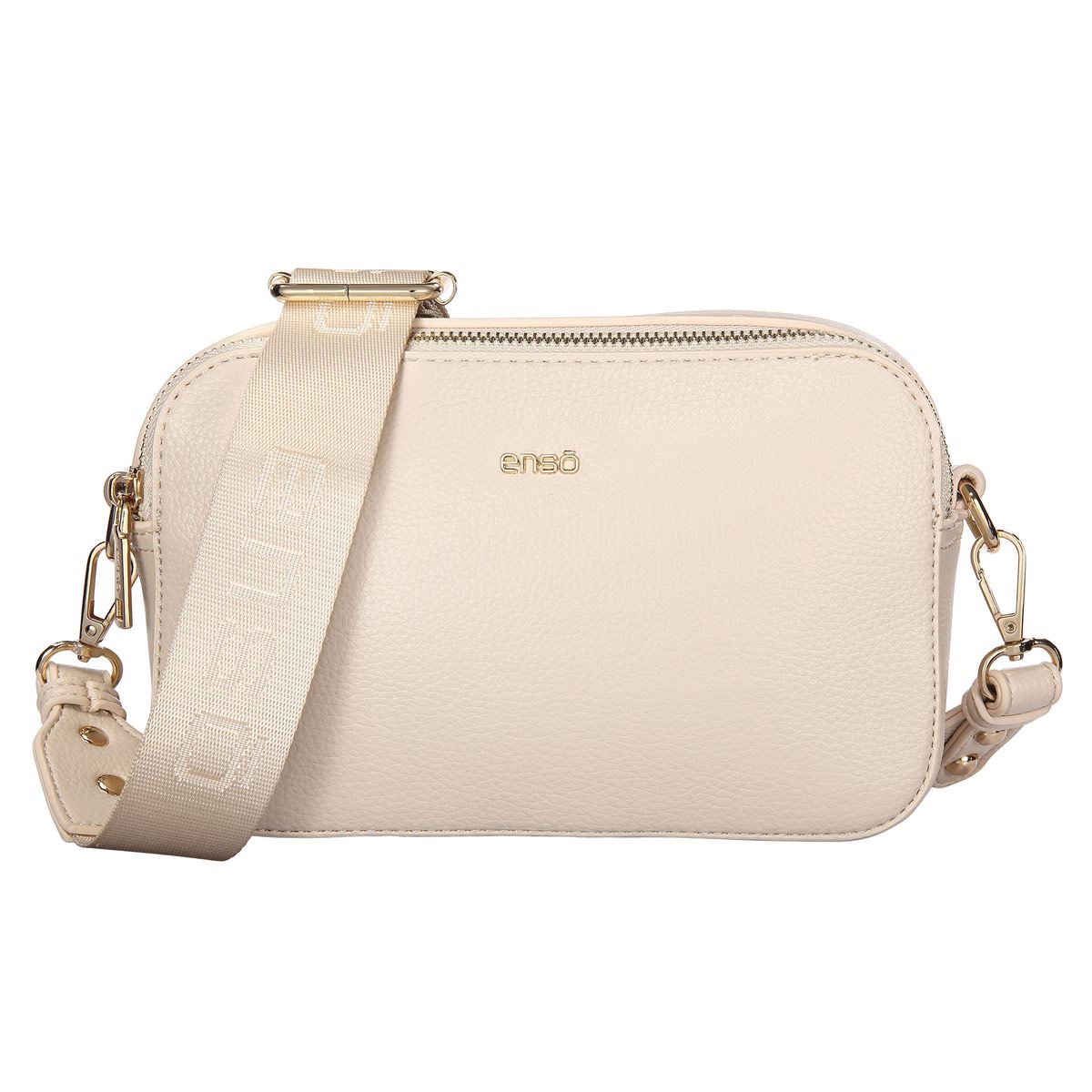 Bolsa Crossbody Color Nude para Mujer Enso