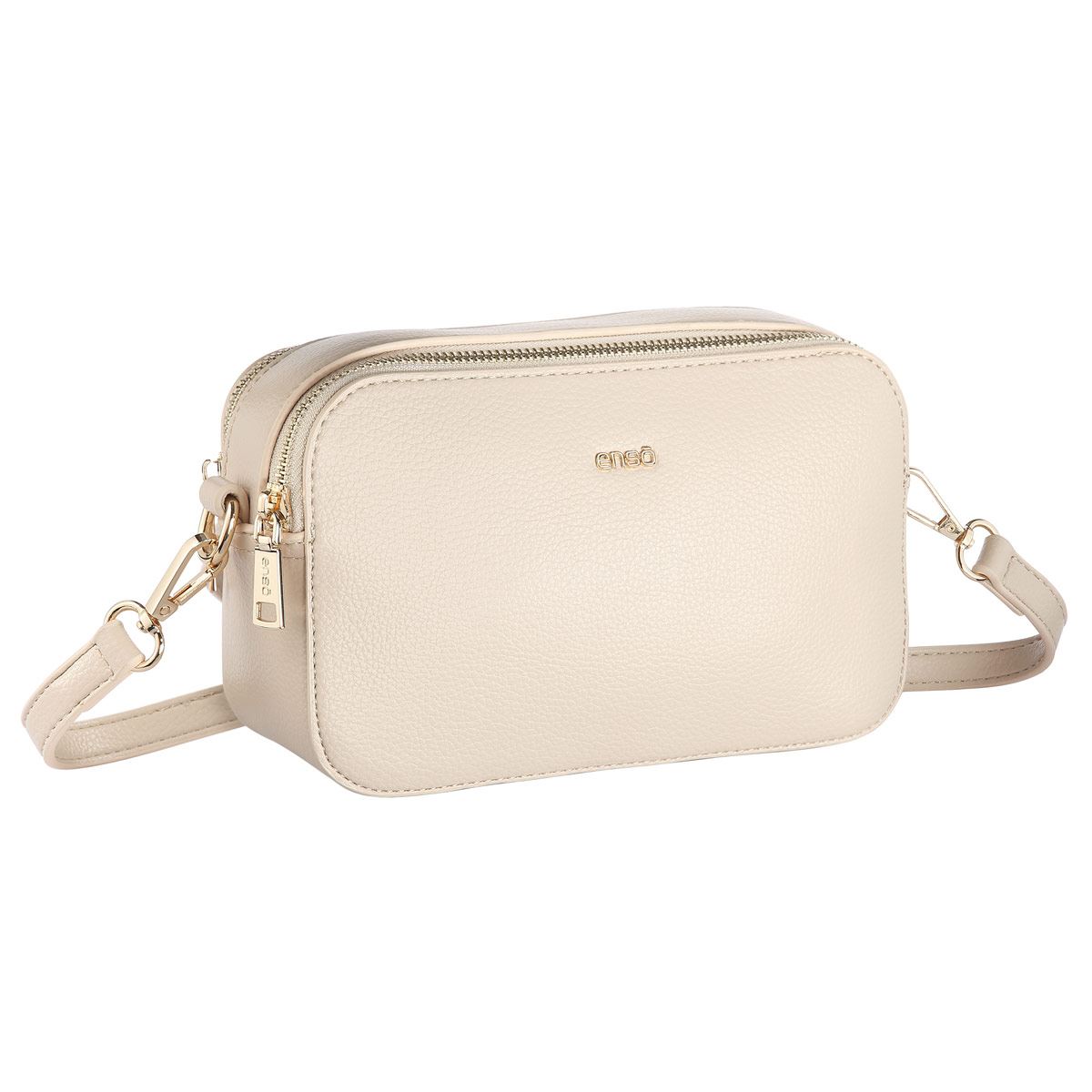 Bolsa Crossbody Color Nude para Mujer Enso
