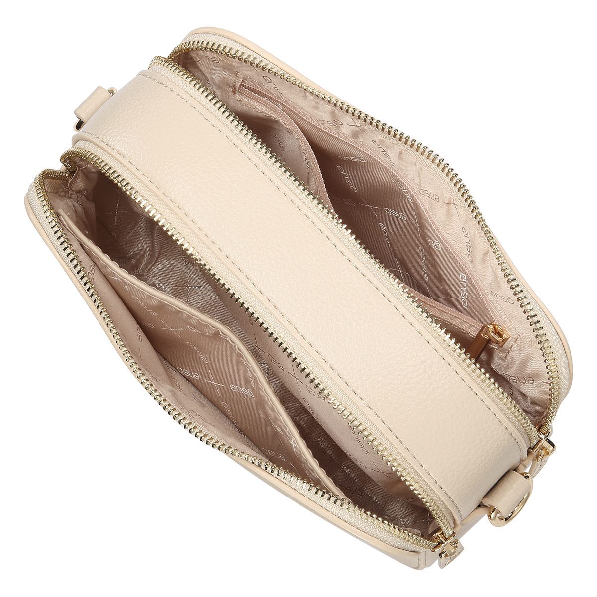 Bolsa Crossbody Color Nude para Mujer Enso