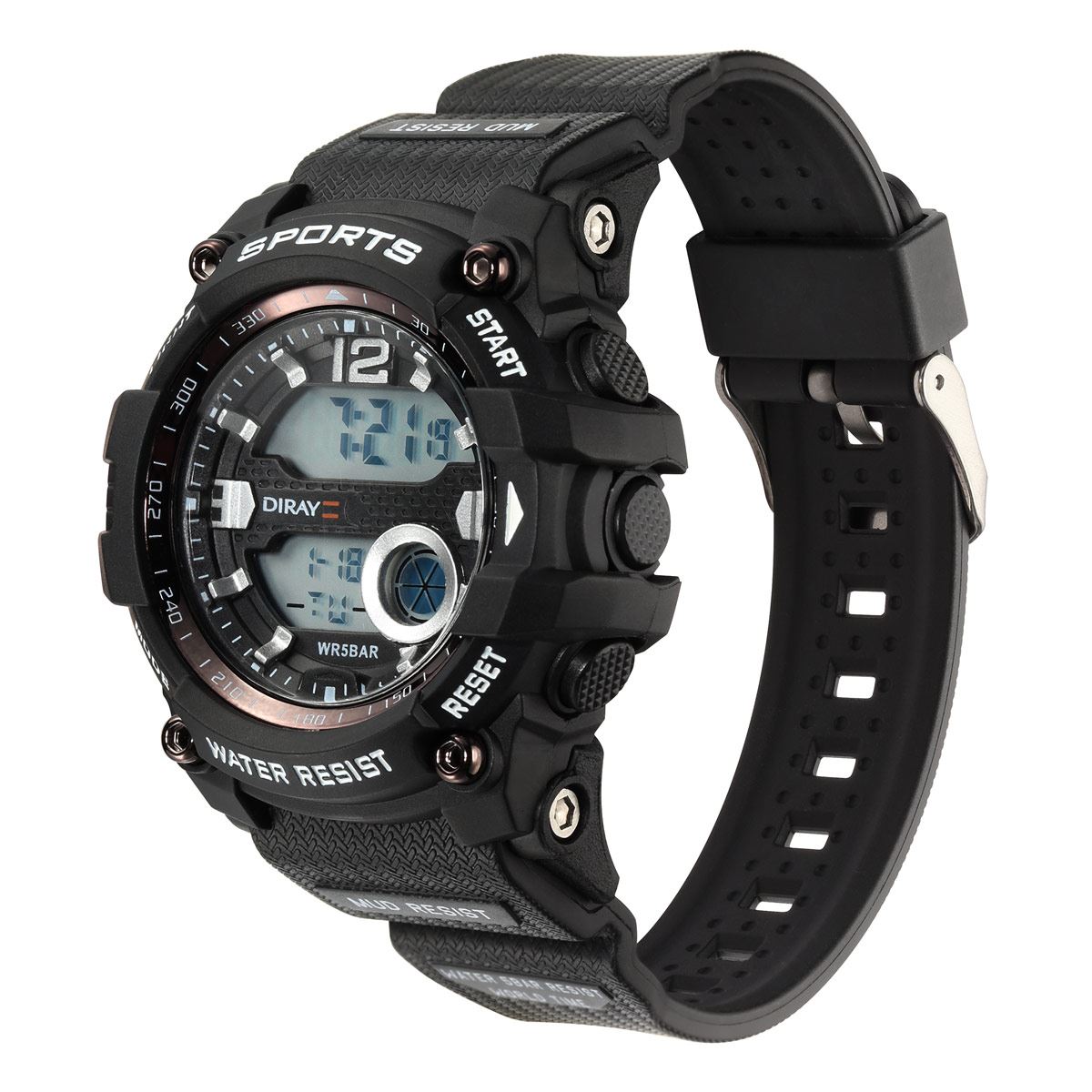 Reloj Deportivo para hombre Diray DR2130L1 Negro