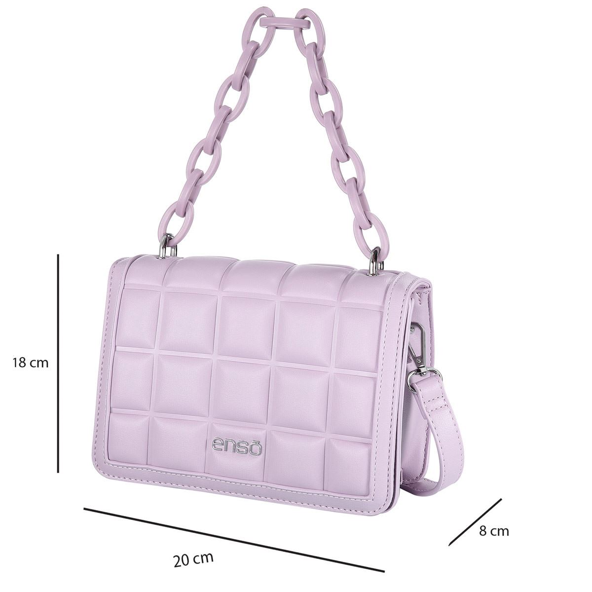 Bolsa Crossbody Color Lila para Mujer Enso